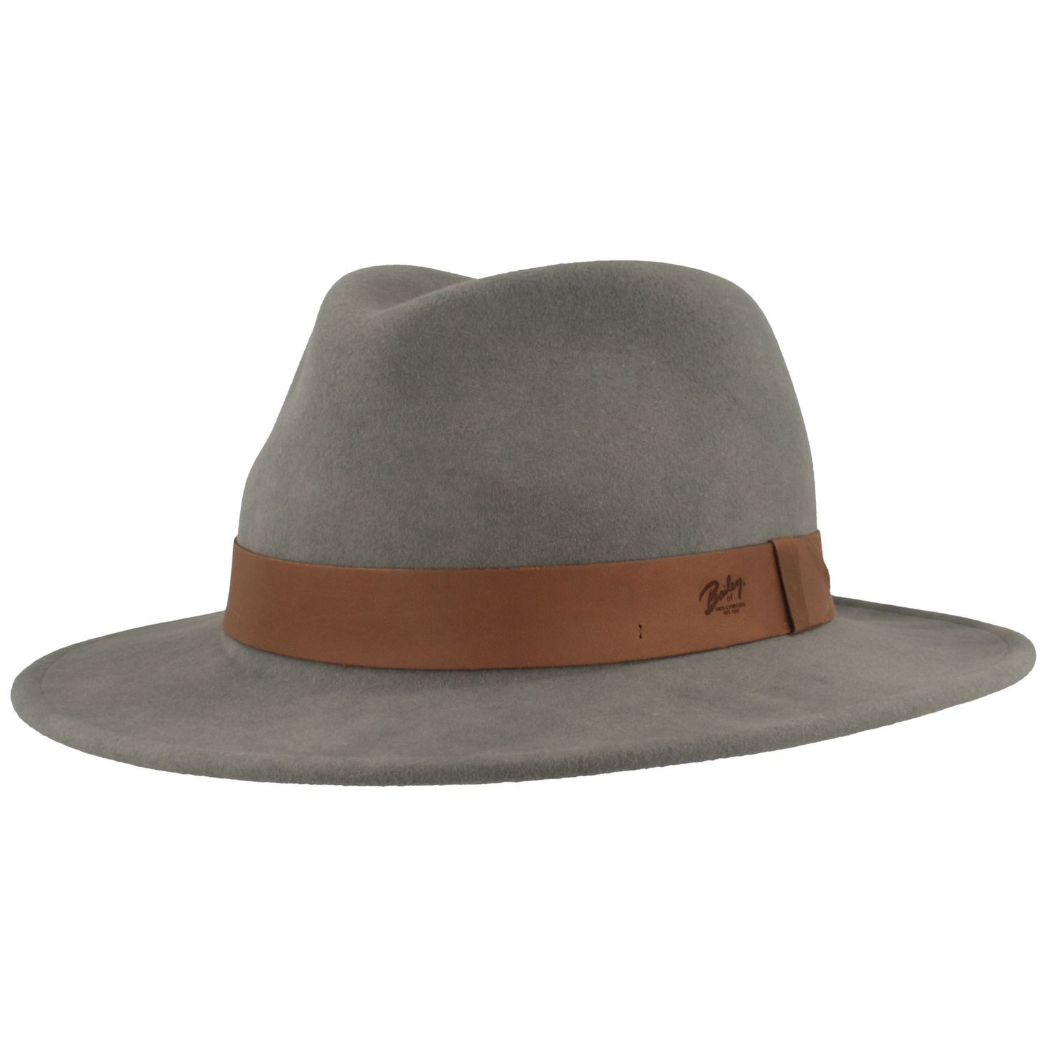 Bailey Filzhut knautschbarer Outdoorhut mit breitem Lederband