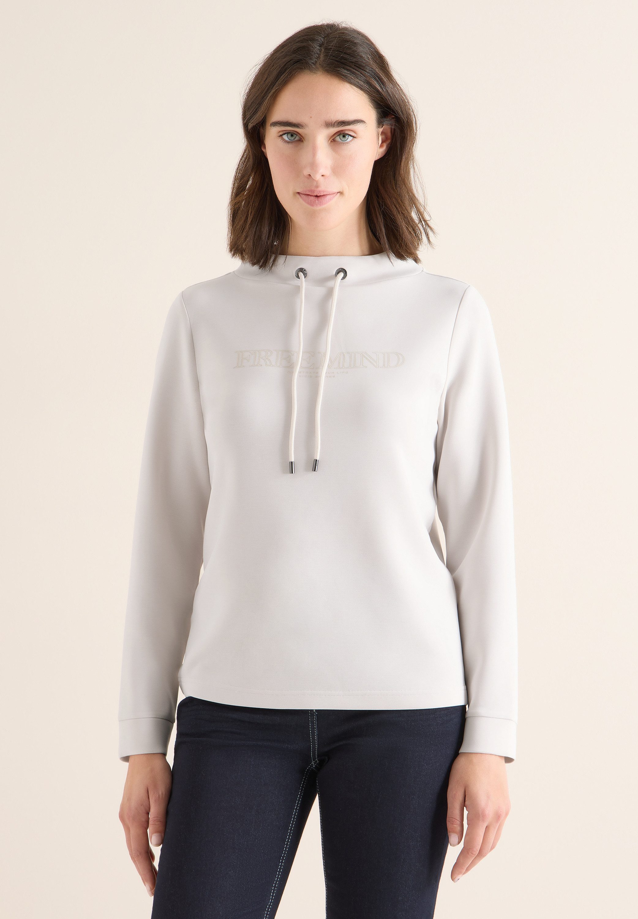CECIL Langarmshirt Mit Stickerei