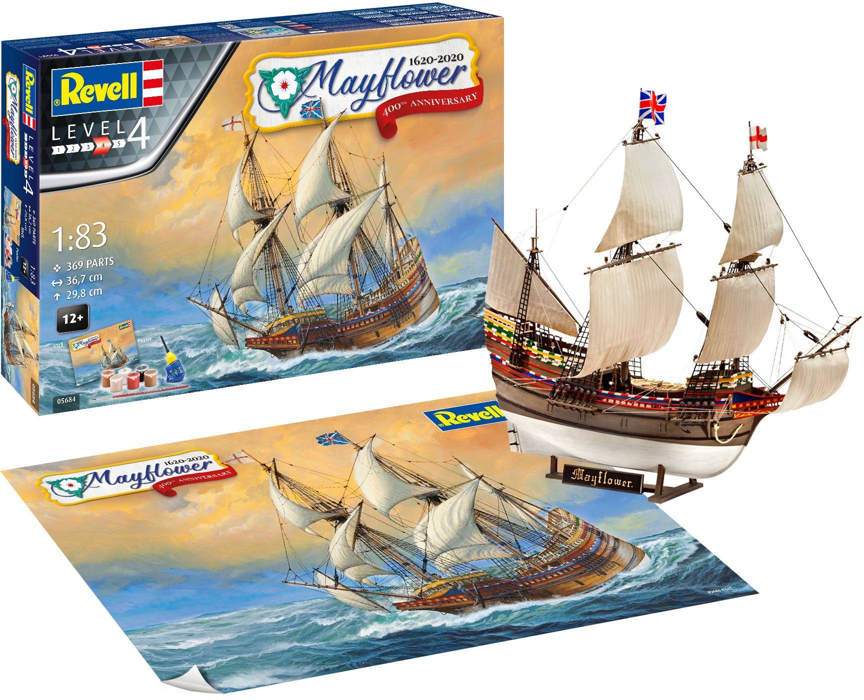 Revell® Modellbausatz Mayflower, Maßstab 1:83, Made in Europe