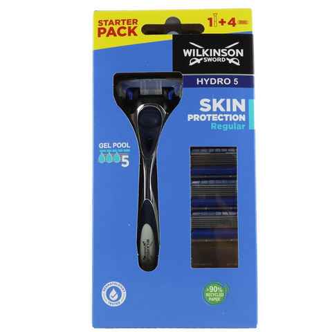 Wilkinson Rasierklingen Hydro 5 Skin Protection Regular 1 Rasierer inkl. 4 Rasierklinge 4 Stüc