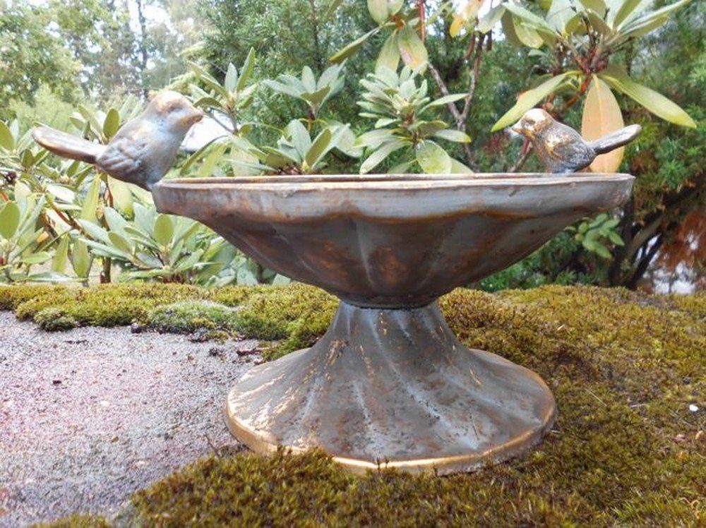 Deko-Impression Vogeltränke Edle Vogeltränke Vogelbad Wasserstelle Schale g günstig online kaufen