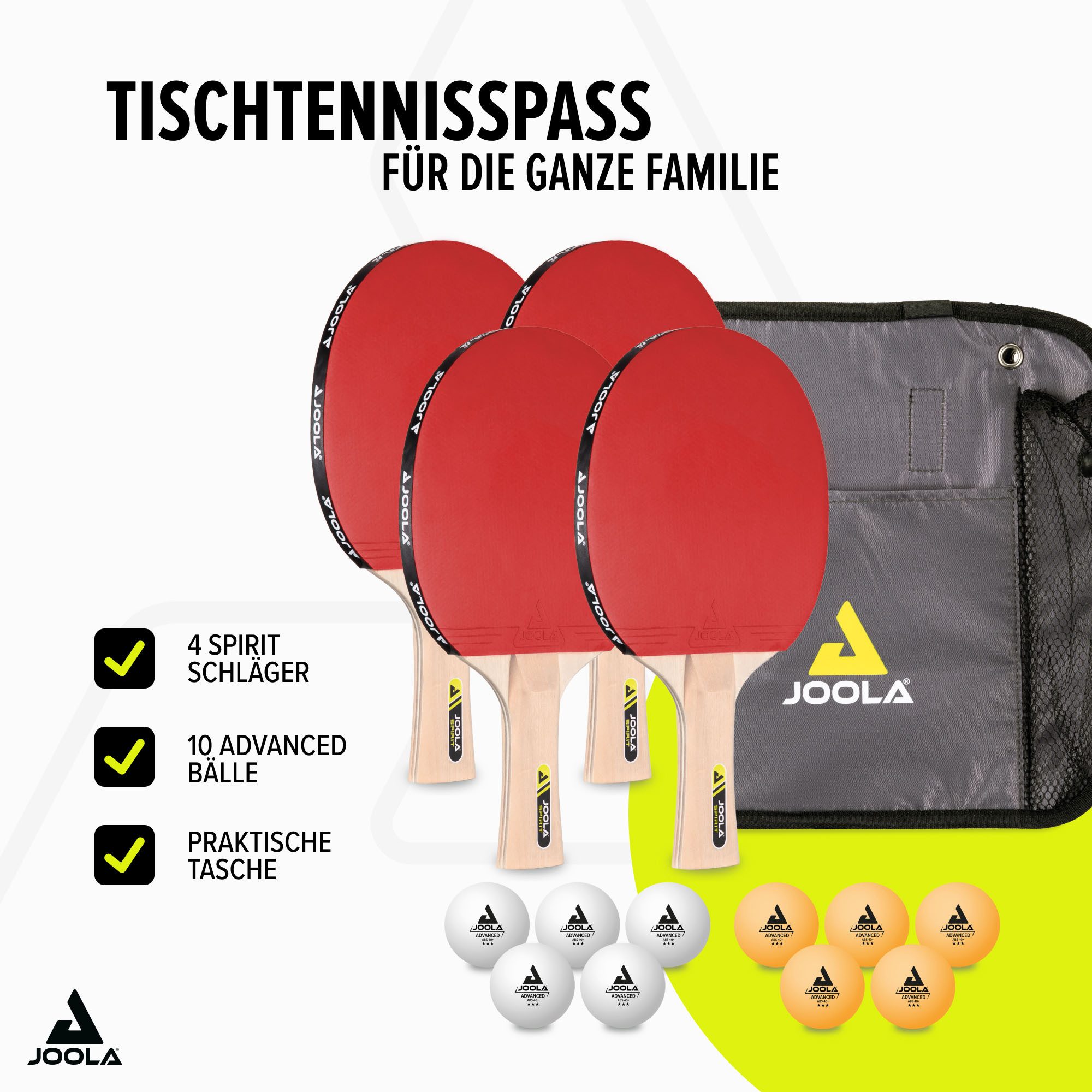 Joola Tischtennisschläger Family Set (Set)