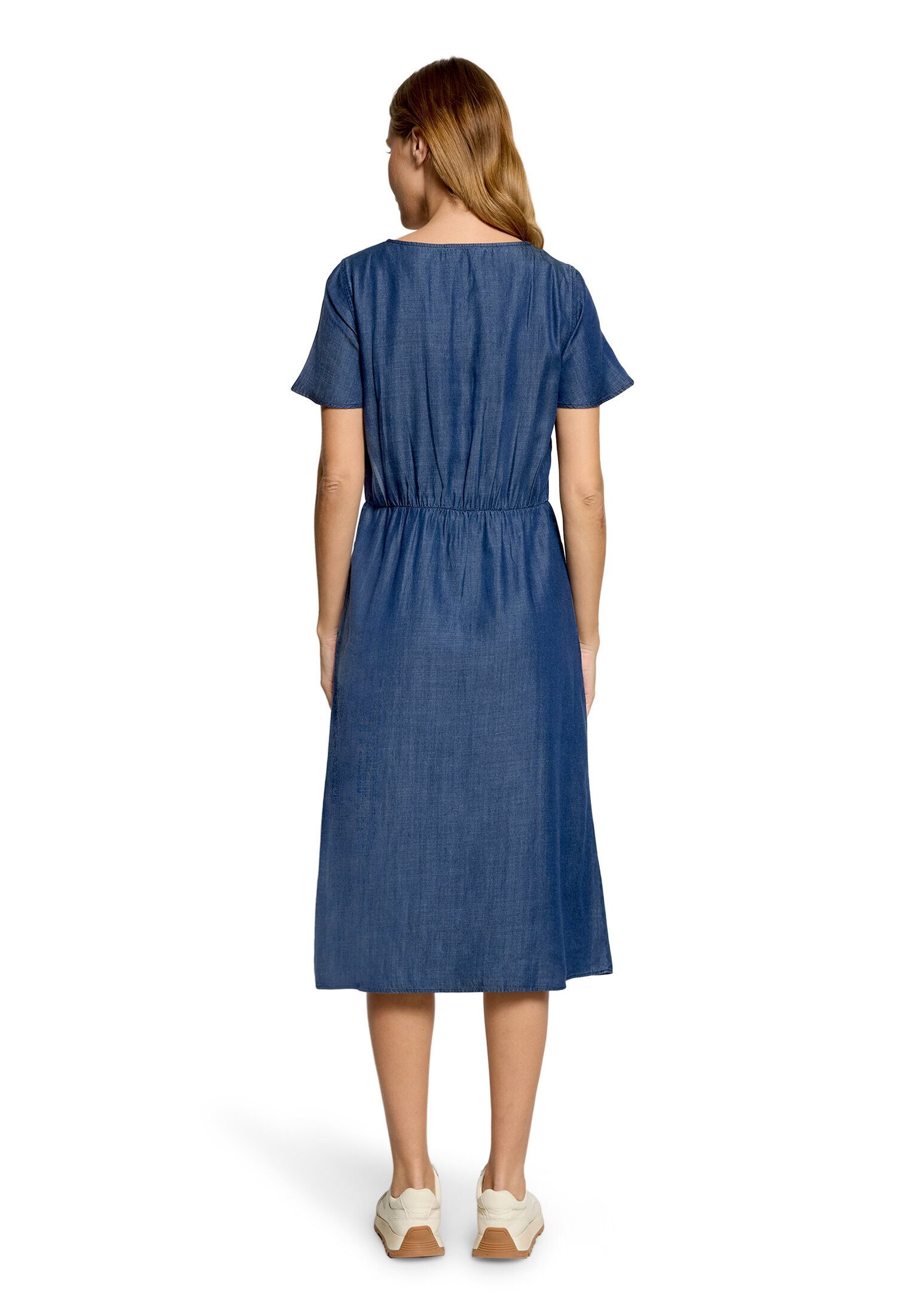 Cartoon Druckkleid Damen mit Flügelärmeln