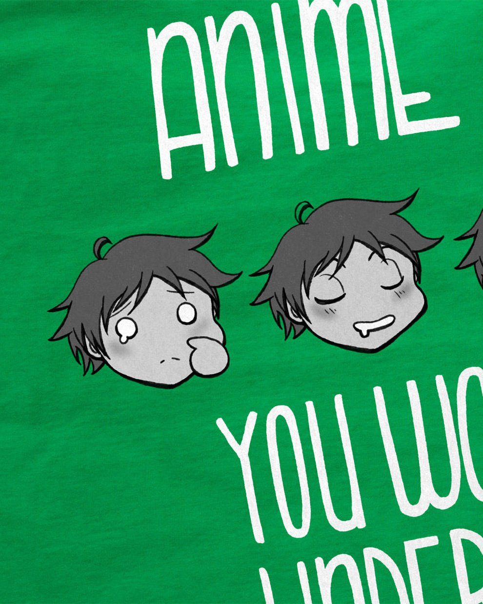 Thing Print-Shirt grün japan fan style3 manga nerd Herren otaku T-Shirt Anime