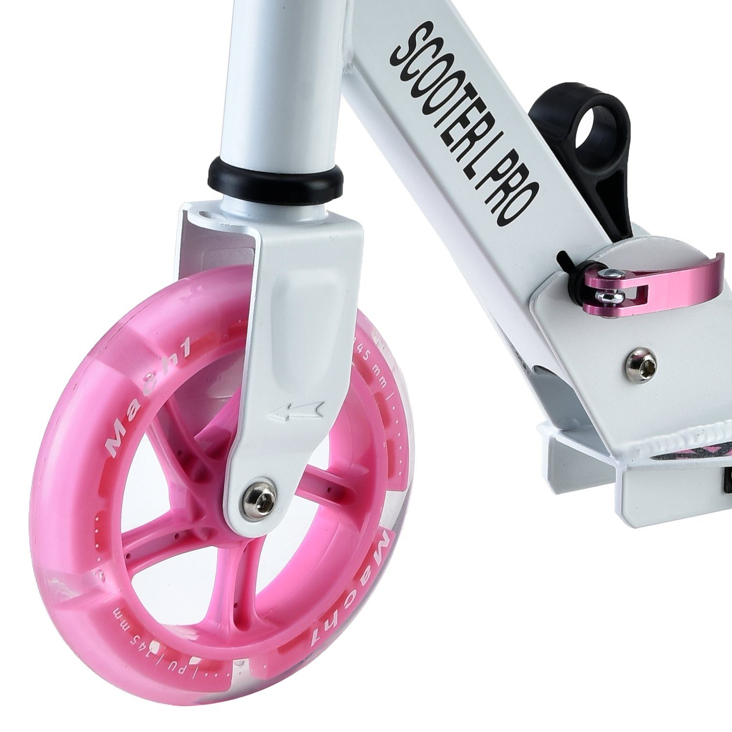 Mach1 Cityroller Kick Scooter City Roller mit 145mm LED Leuchtrollen