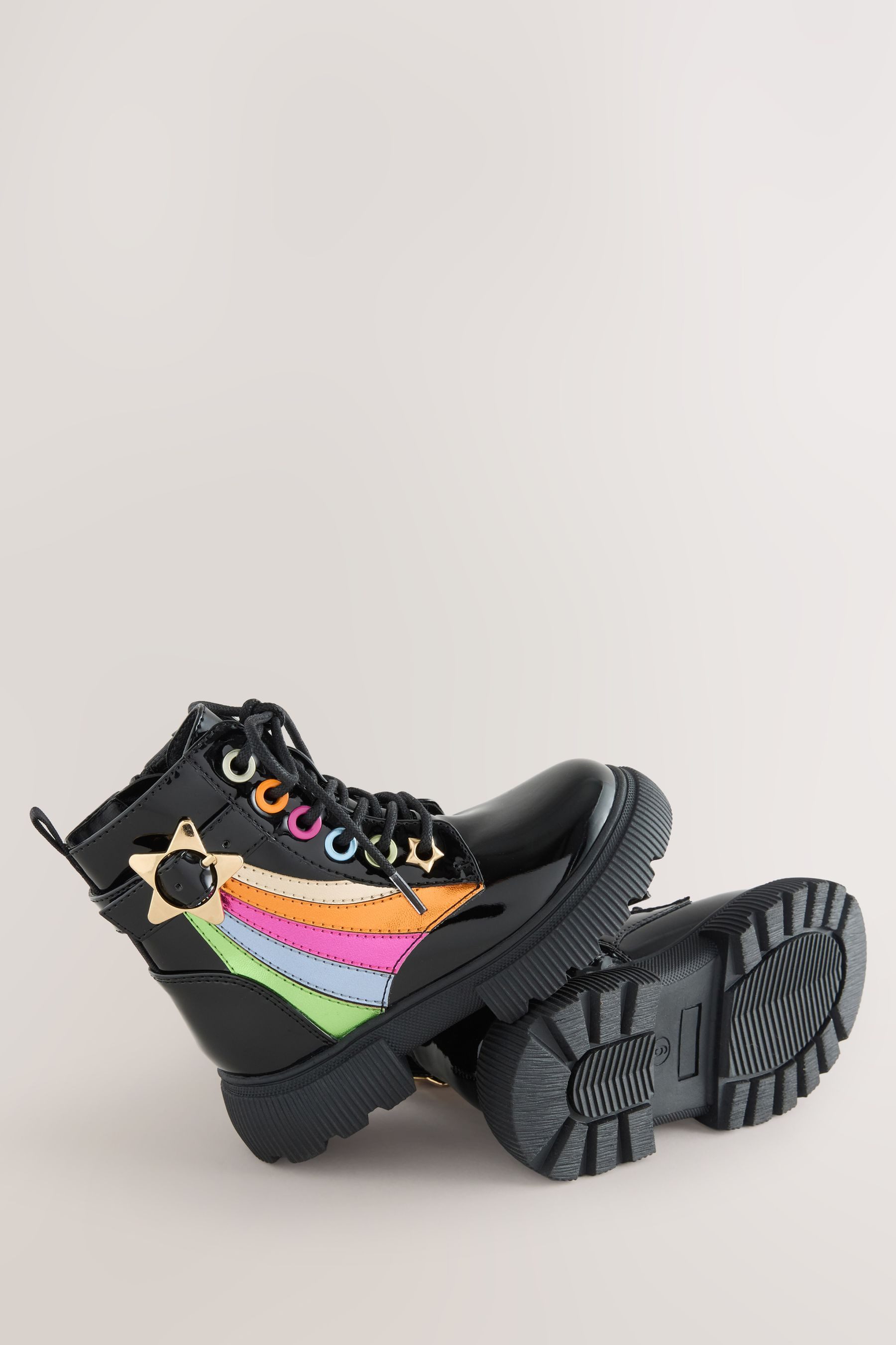 Little Bird by Jools Oliver Little Bird by Jools Schnürstiefel, Regenbogen Schnürstiefelette (1-tlg)