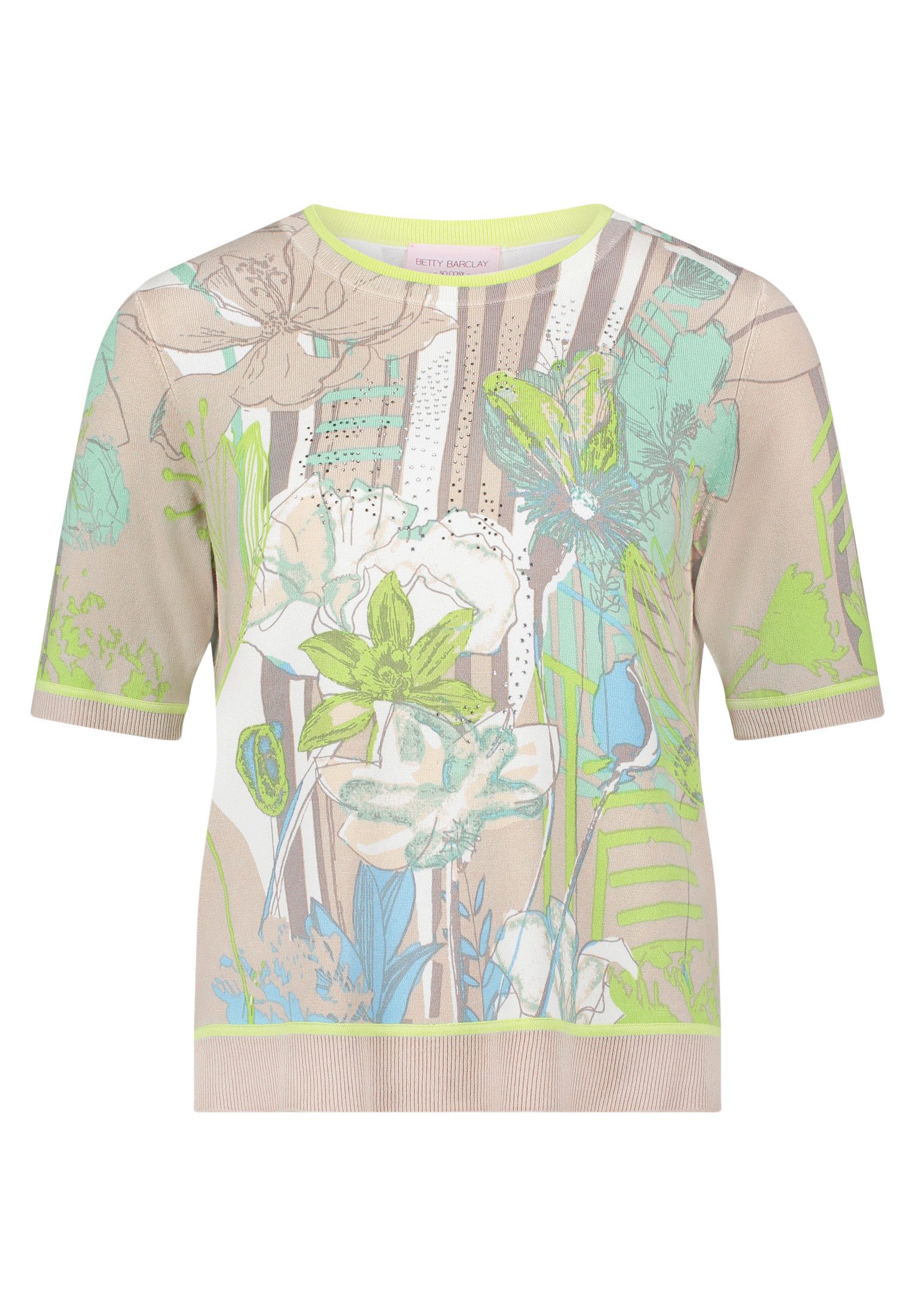 Kurzarmshirt Damen mit Aufdruck