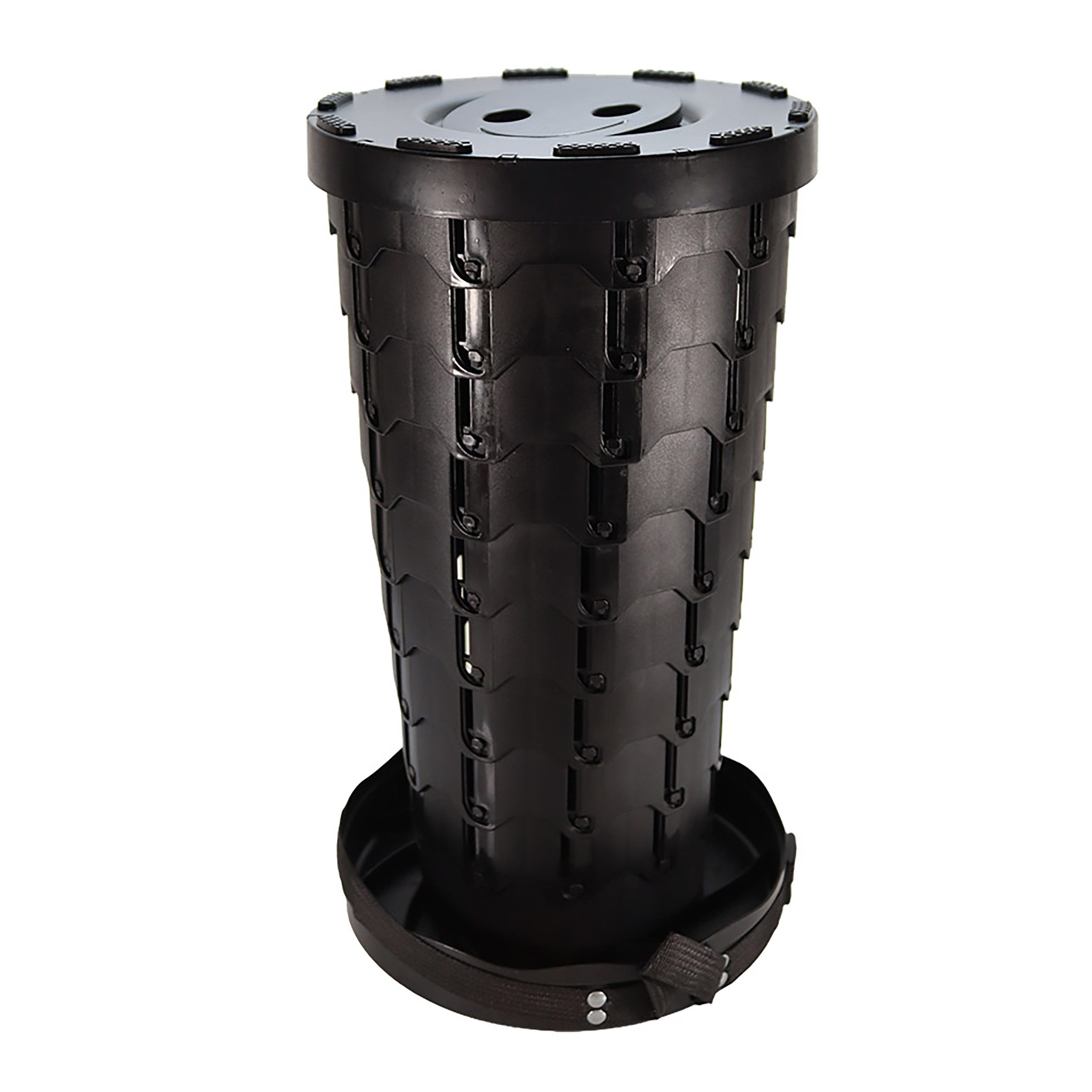 TOPCENT Campinghocker Teleskop-Campinghocker – Klappbarer Outdoor-Hocker bis 130kg