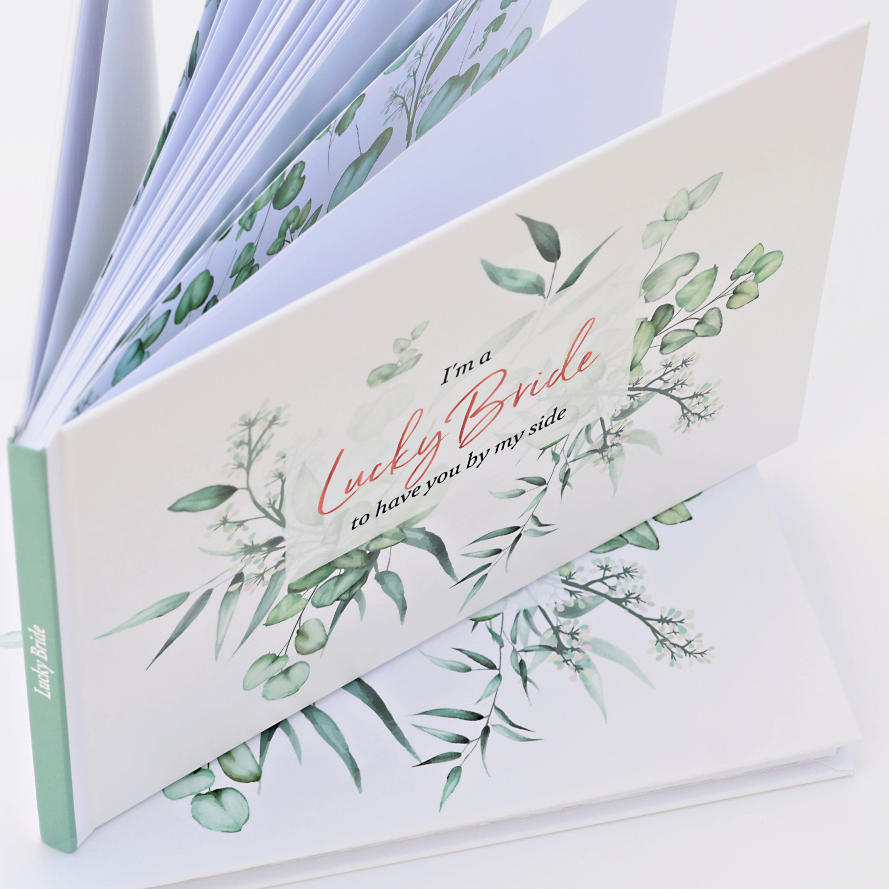 heaven+paper Семейный календарь A5 Freundebuch "Greenery", hochwertig verarbeitet & modernes Design