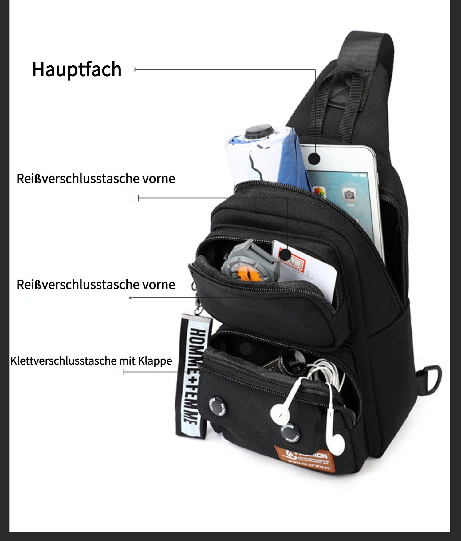 Blusmart Umhängetasche Outdoor-Umhängetasche für Herren und günstig online kaufen