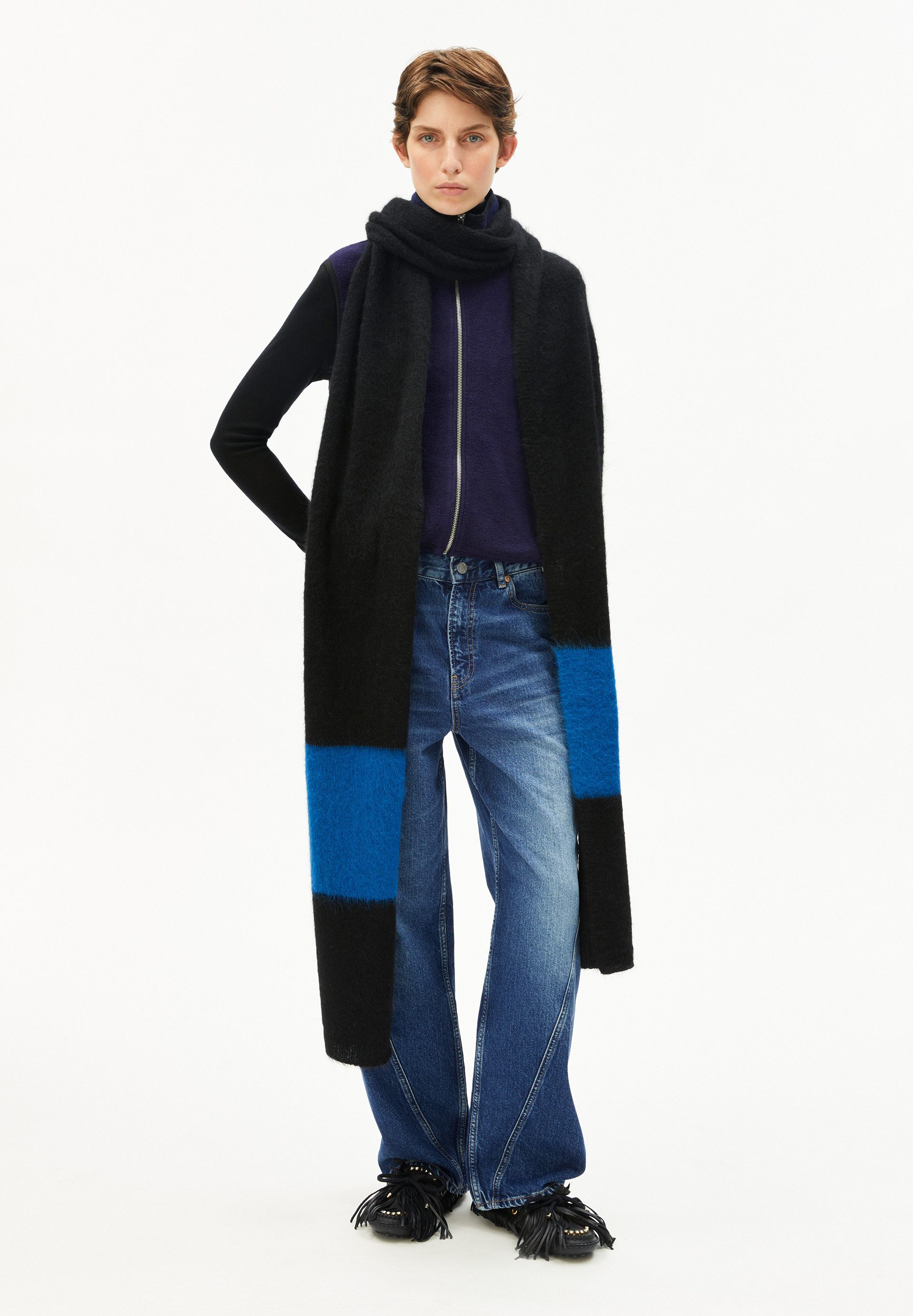 Armedangels Schal SAABE STRIPED UN-WASTED Unisex