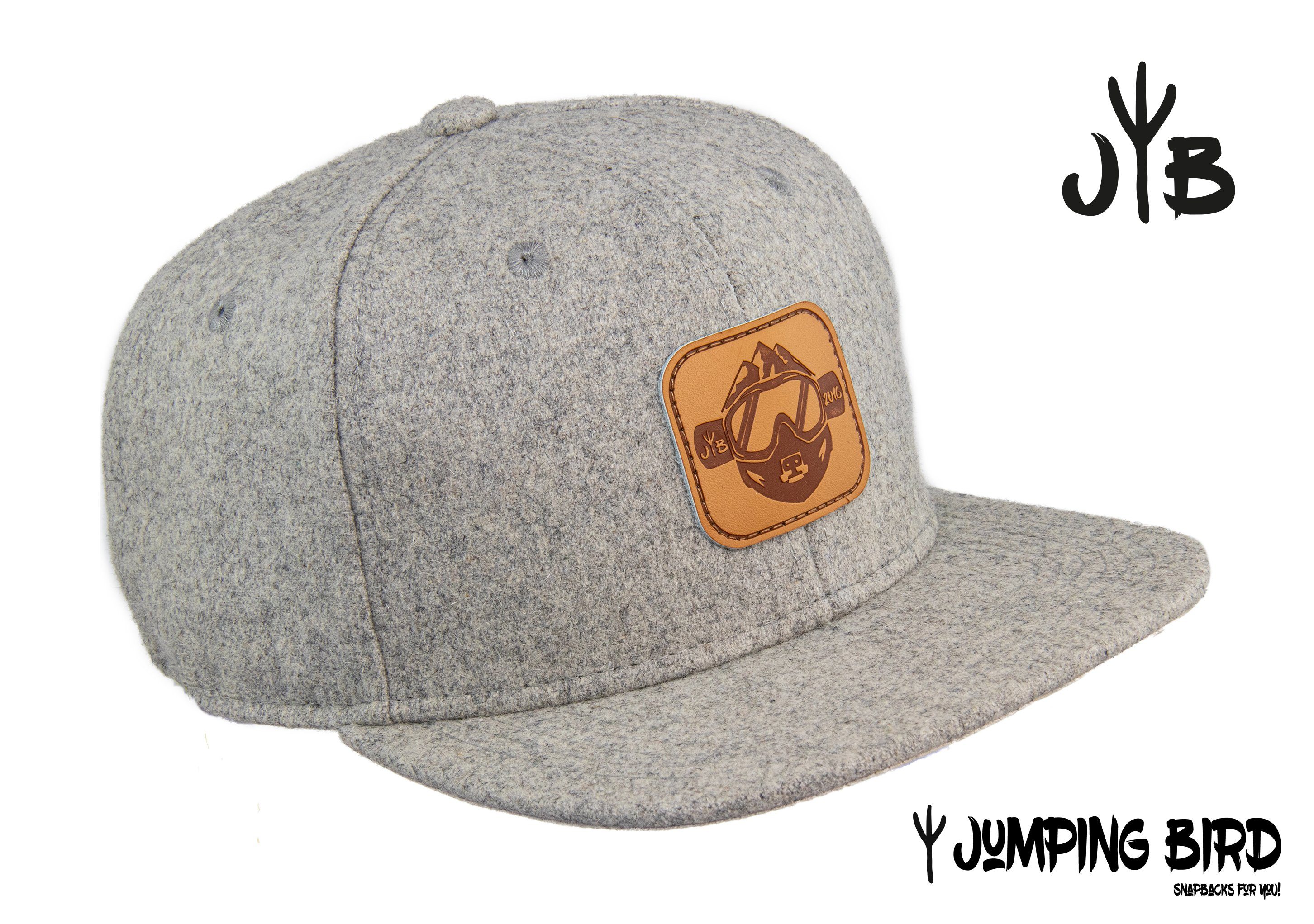 Jumping Bird Snapback Cap Hellgau