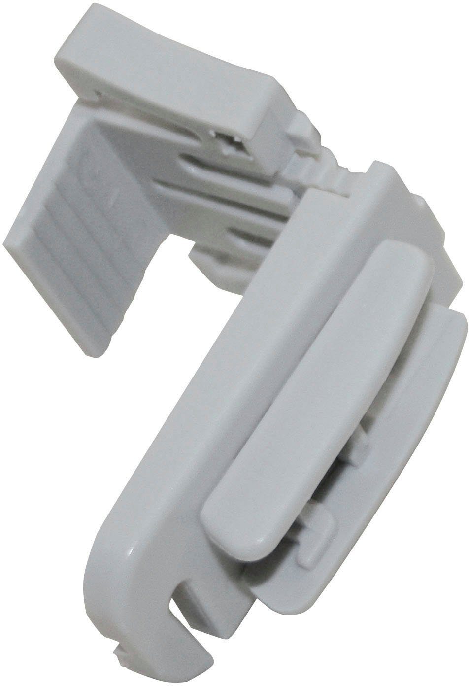 SCHÖNER WOHNEN-Kollektion Klemmträger Falzklemmträger, (4-tlg), Serie "Schöner Wohnen Plissees", als alternative ohne Bohren