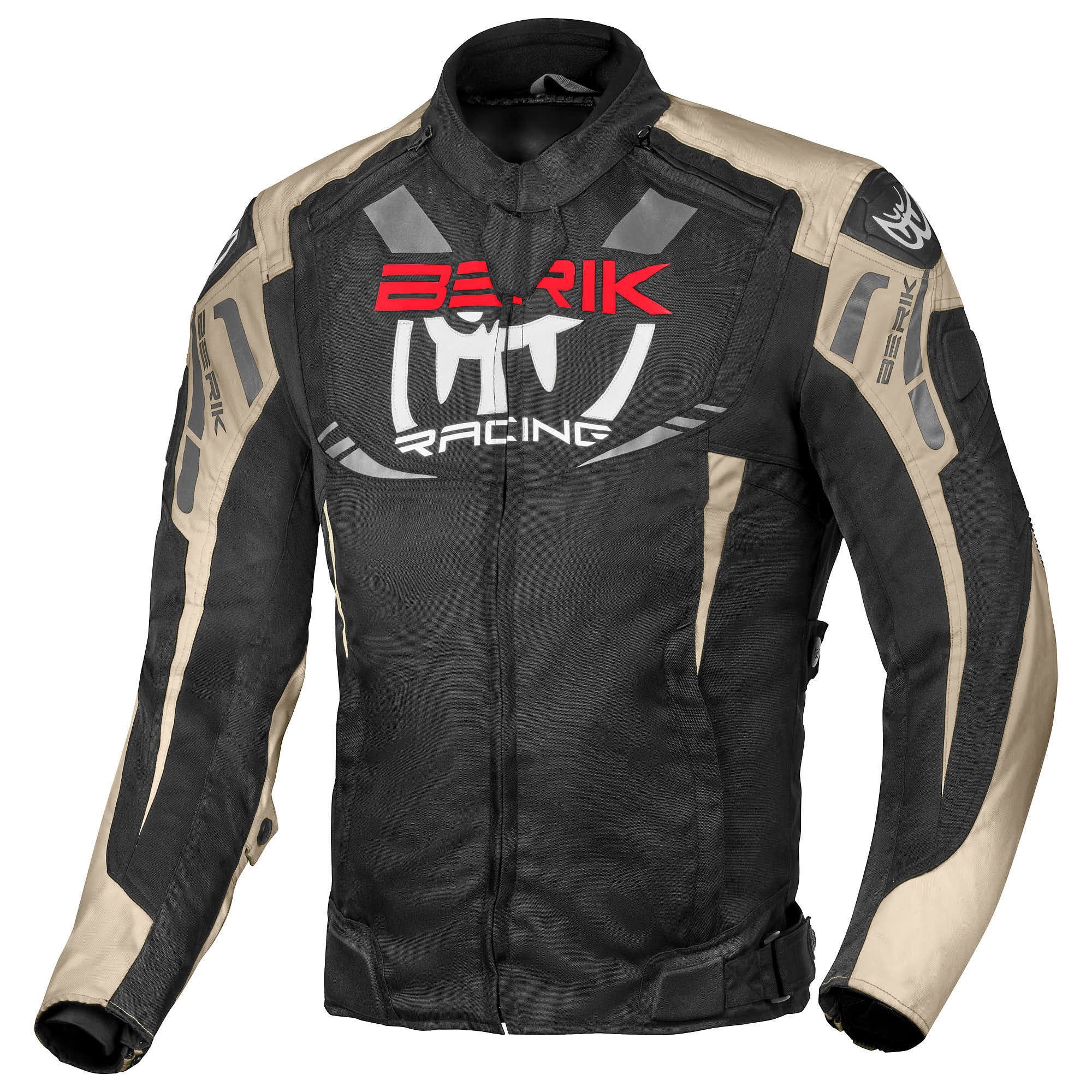Berik Motorradjacke Amras wasserdichte Motorrad Textiljacke Verbindungsreißverschluss,Ellenbogenprotektoren enthalten,herausn