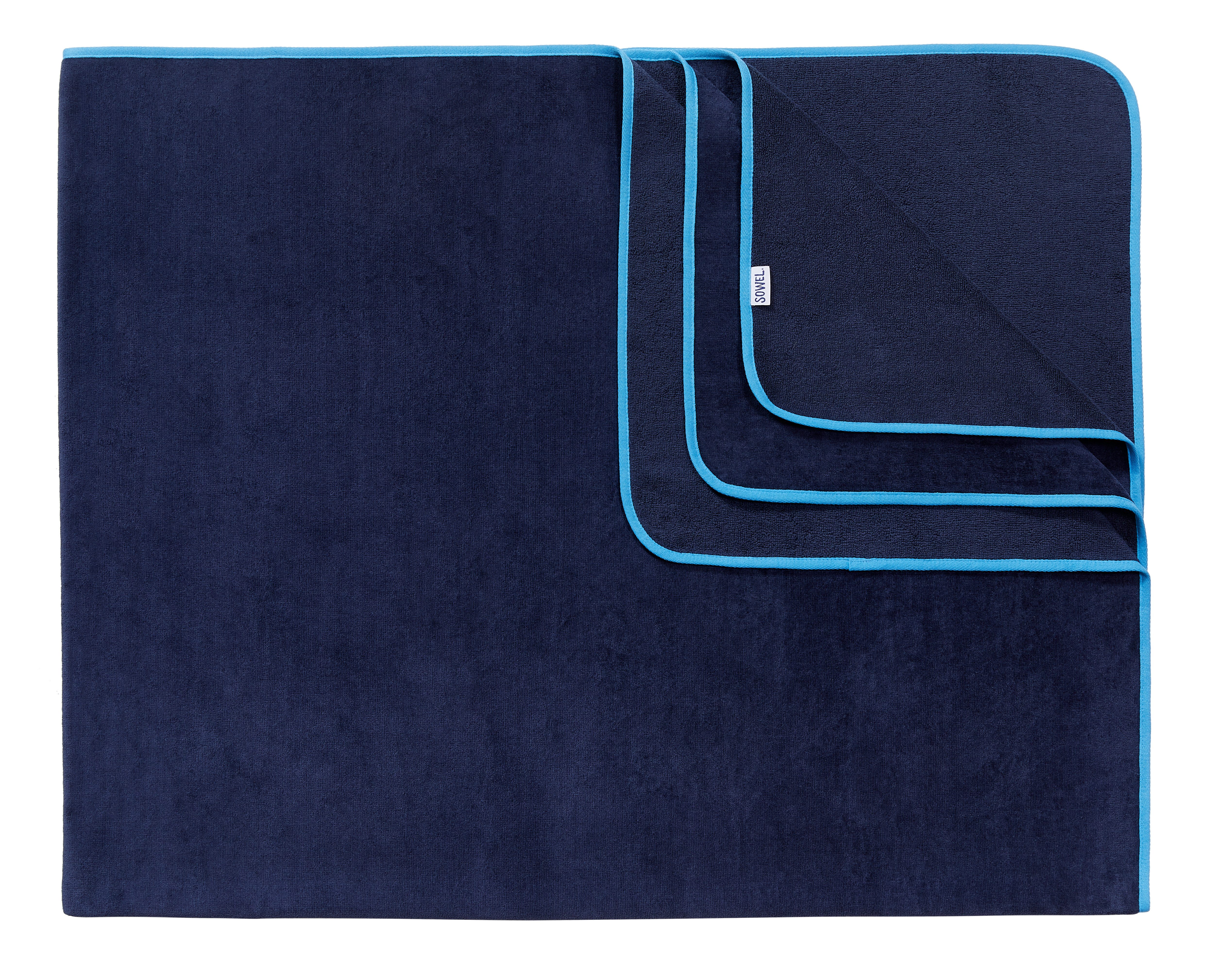 Sowel Strandtuch XXL - Together Towel -, 200x160 cm, Badetuch, 100% Bio-Baumwolle, Flauschig
