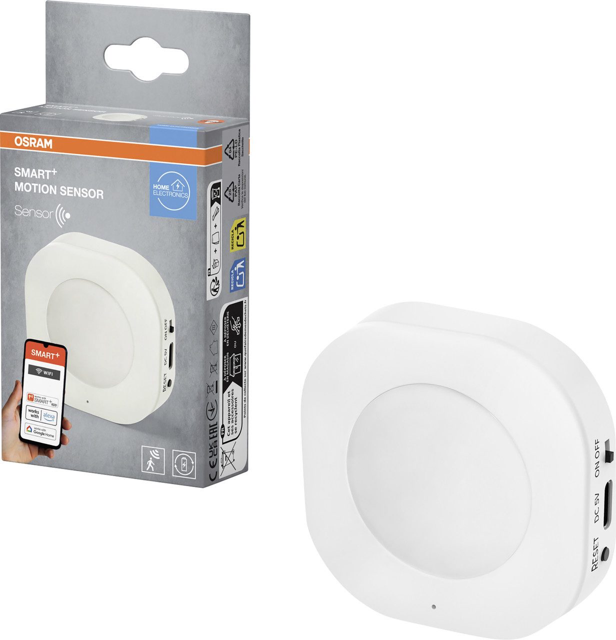 Osram Bewegungsmelder Osram Bewegungsmelder Smart+ Sensor WiFi weiß