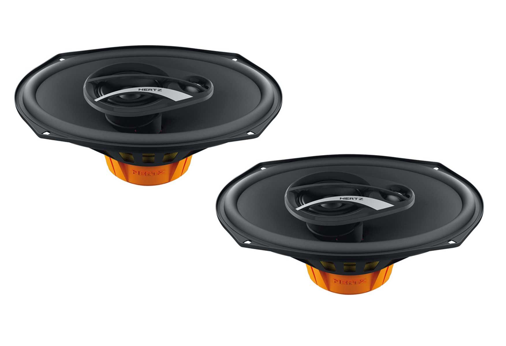 Hertz DCX 690.3 3-Wege 6x9 Zoll Oval Koax Lautsprecher Auto-Lautsprecher (90 W)