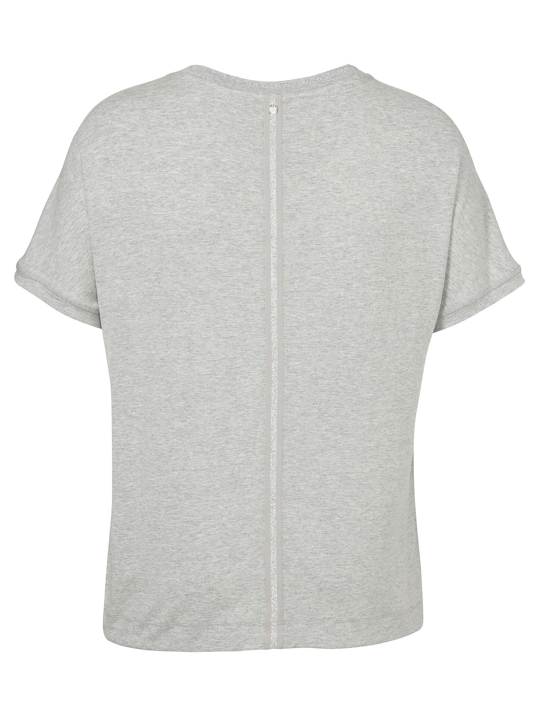 FRAPP Print-Shirt (1-tlg) mit grauem Rückteil günstig online kaufen