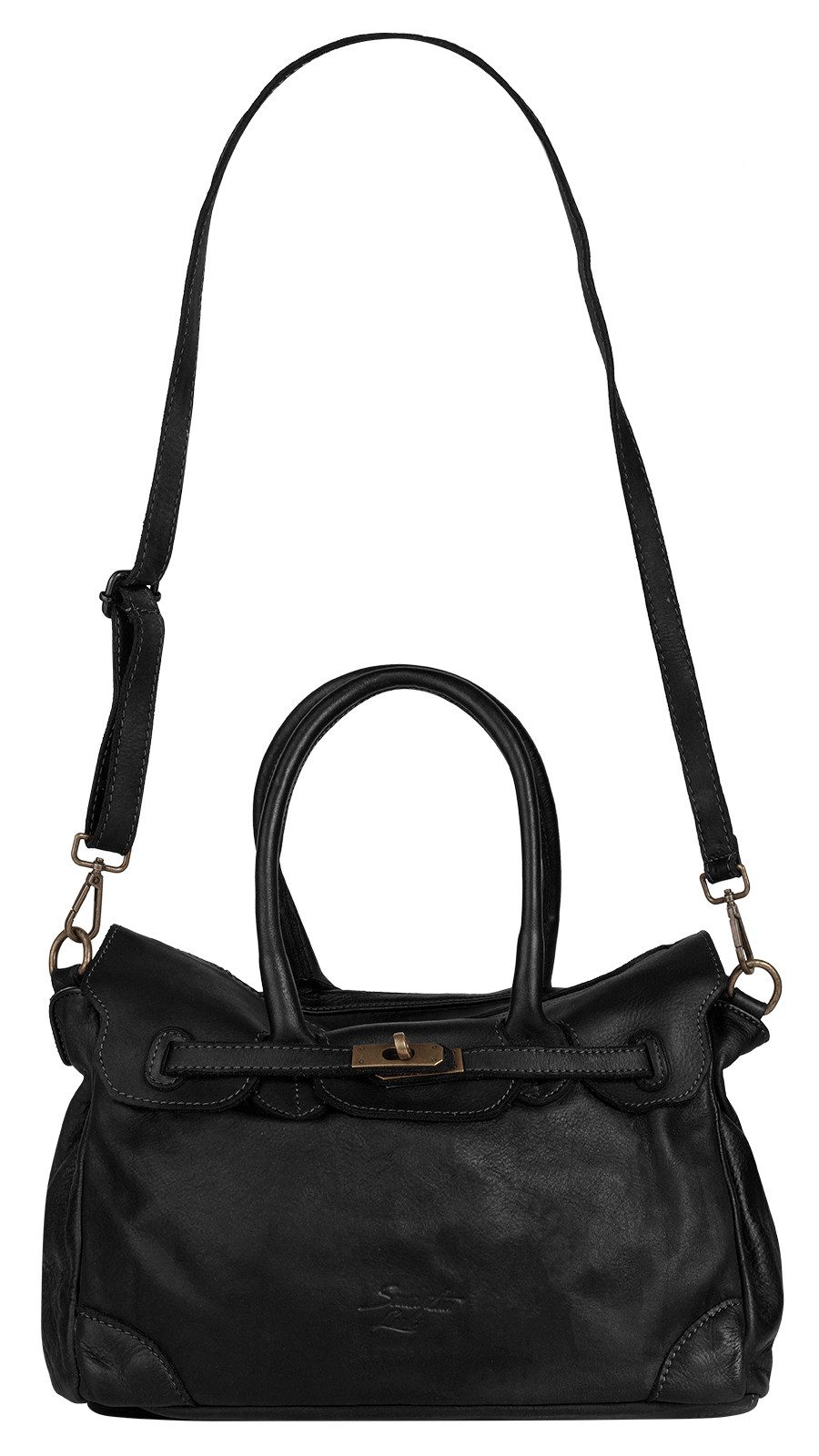 Samantha Look Shopper, echt Leder, Made in Italy