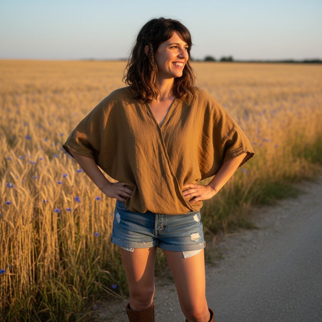 Guru-Shop Longbluse Musselin Boho Bluse, oversize Baumwollbluse,.. alternat günstig online kaufen