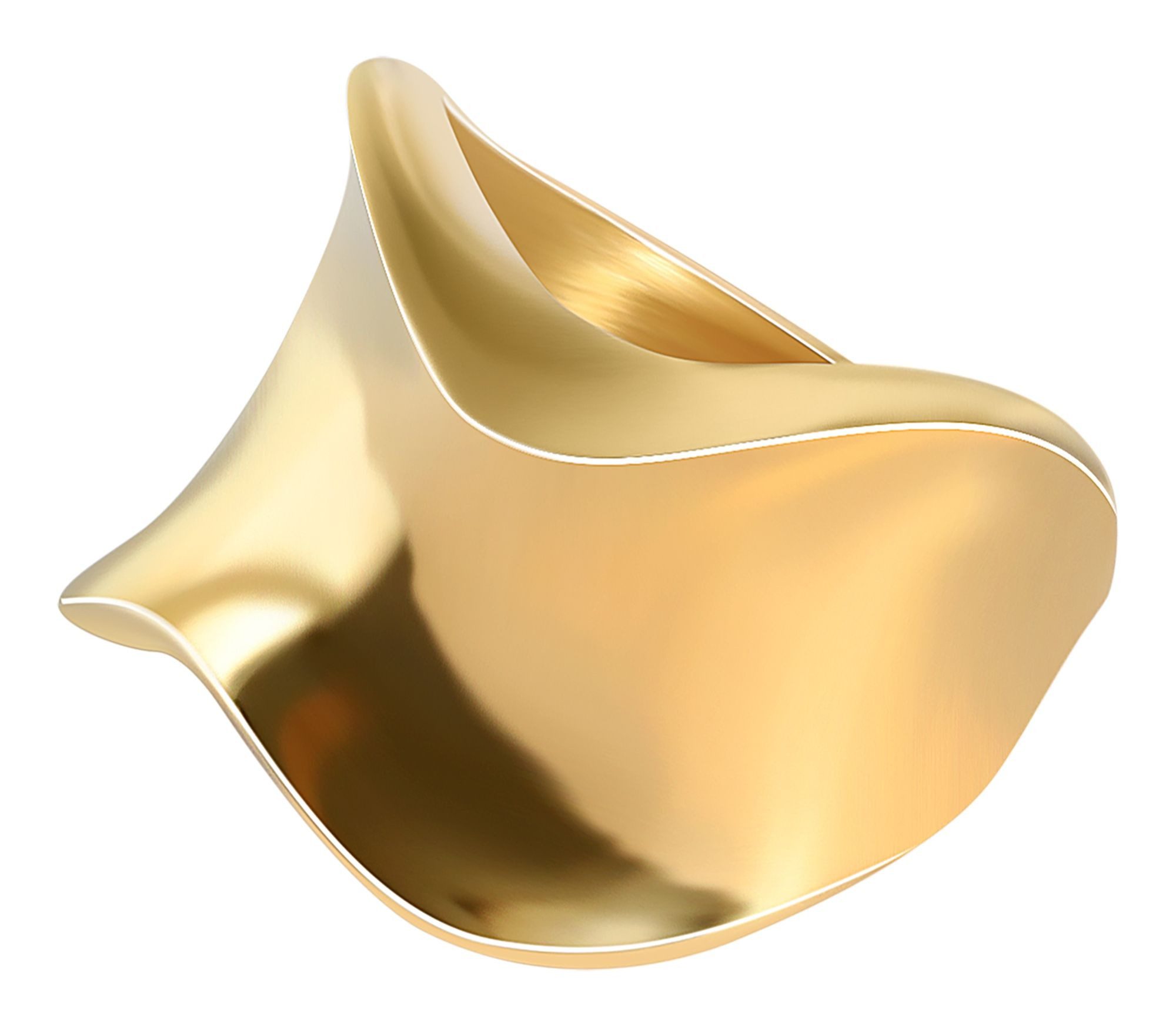 AKZENT Fingerring Loisa Edelstahl gold Damen, Damen Ring