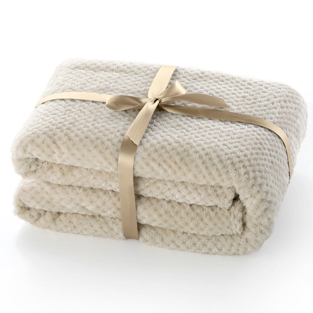 Wohndecke Decke Microfaser Wohndecke Tagesdecke Fleece, DecoKing, weich sanft kuschelig skandinavischer Stil