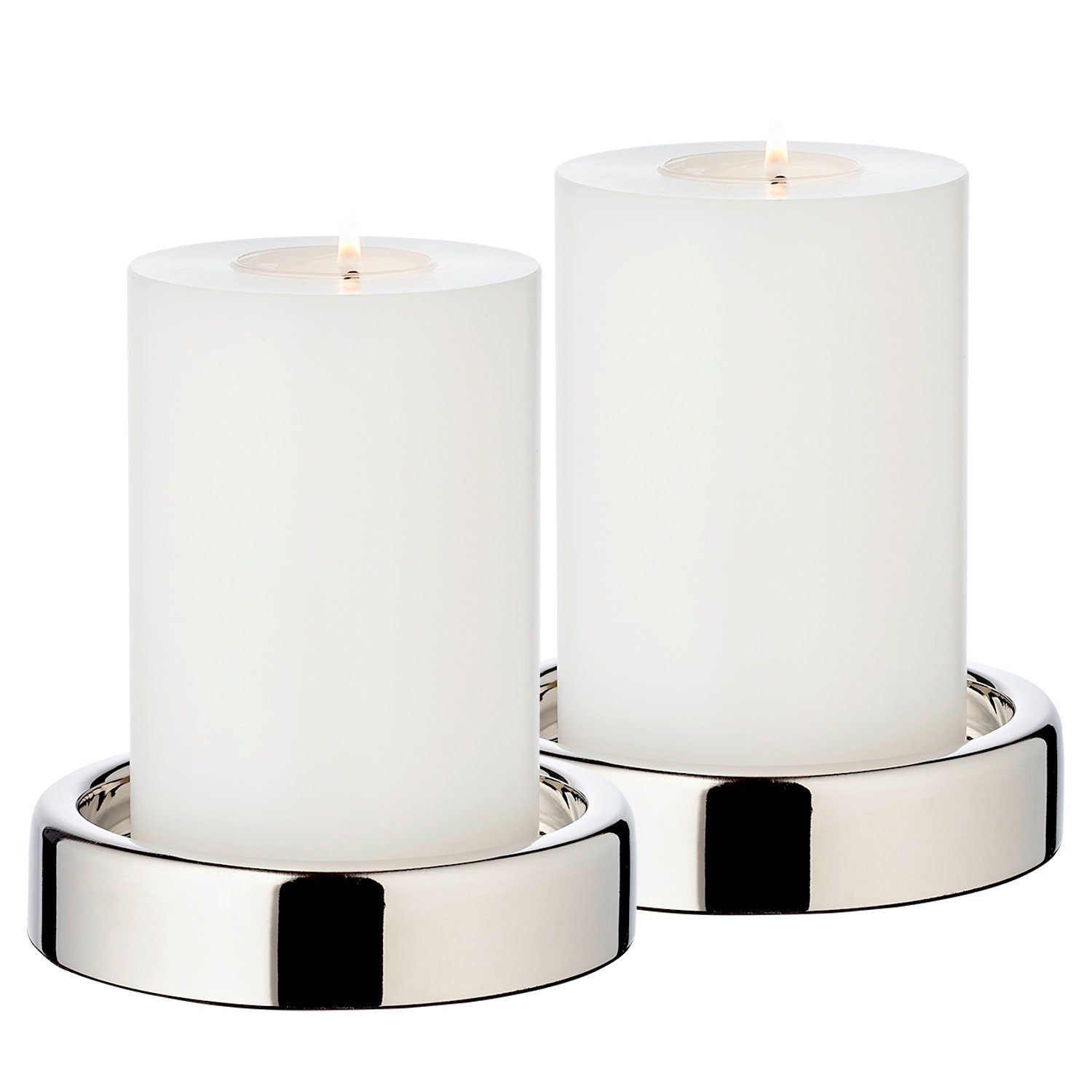 EDZARD Kerzenhalter Sanremo, 2er-Set Sanremo, vernickelt, günstig online kaufen