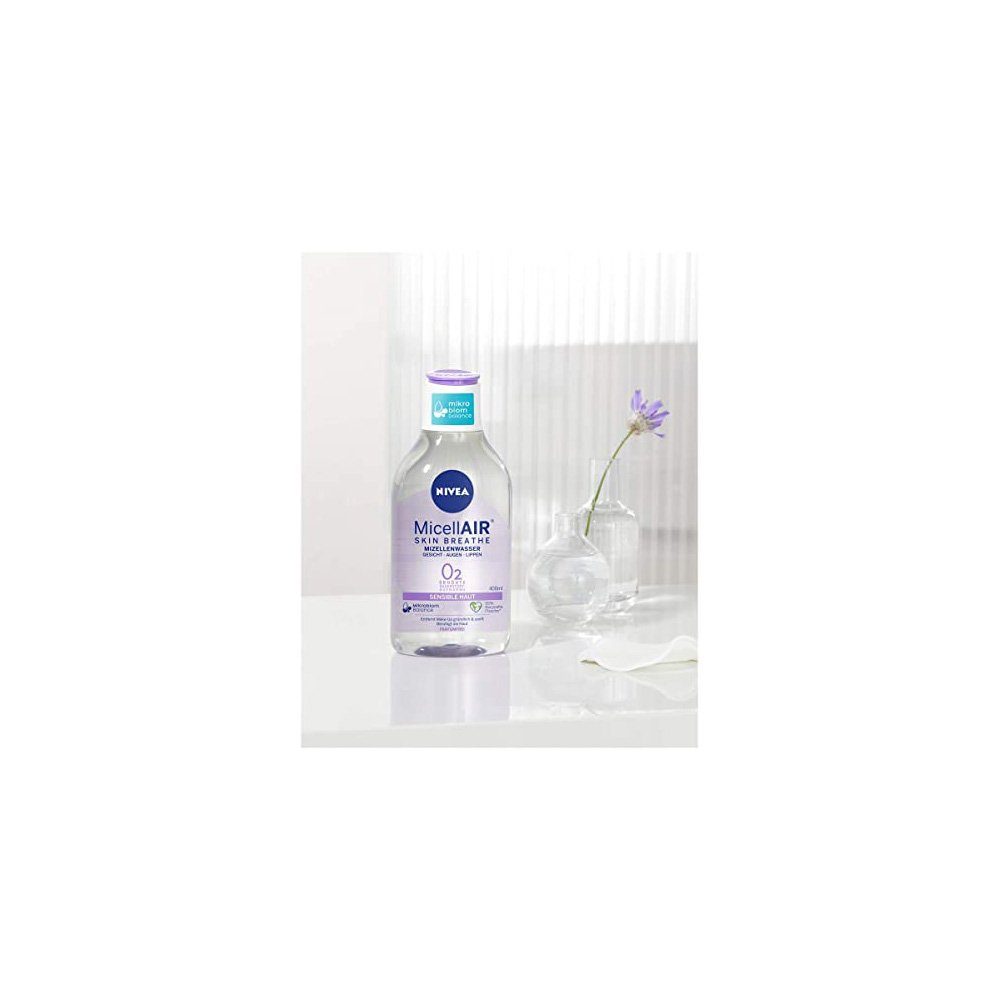 Micellair Breathe Haut Mizellenwasser Gesichtreinigungs-Set Nivea Sensible Skin (400 ml)