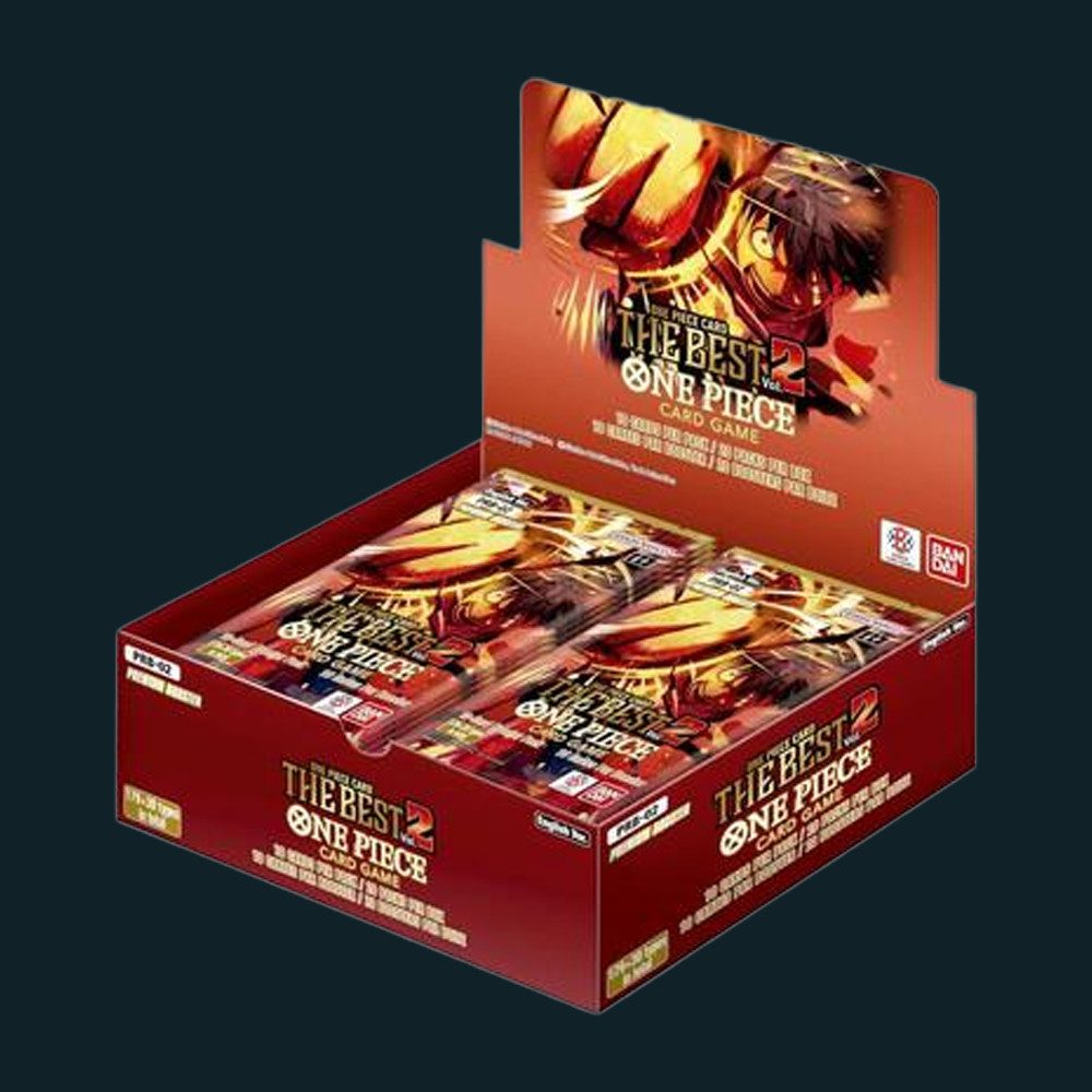 Bandai Sammelkarte One Piece The Best Vol. 2 Booster Box PRB02 Englisch