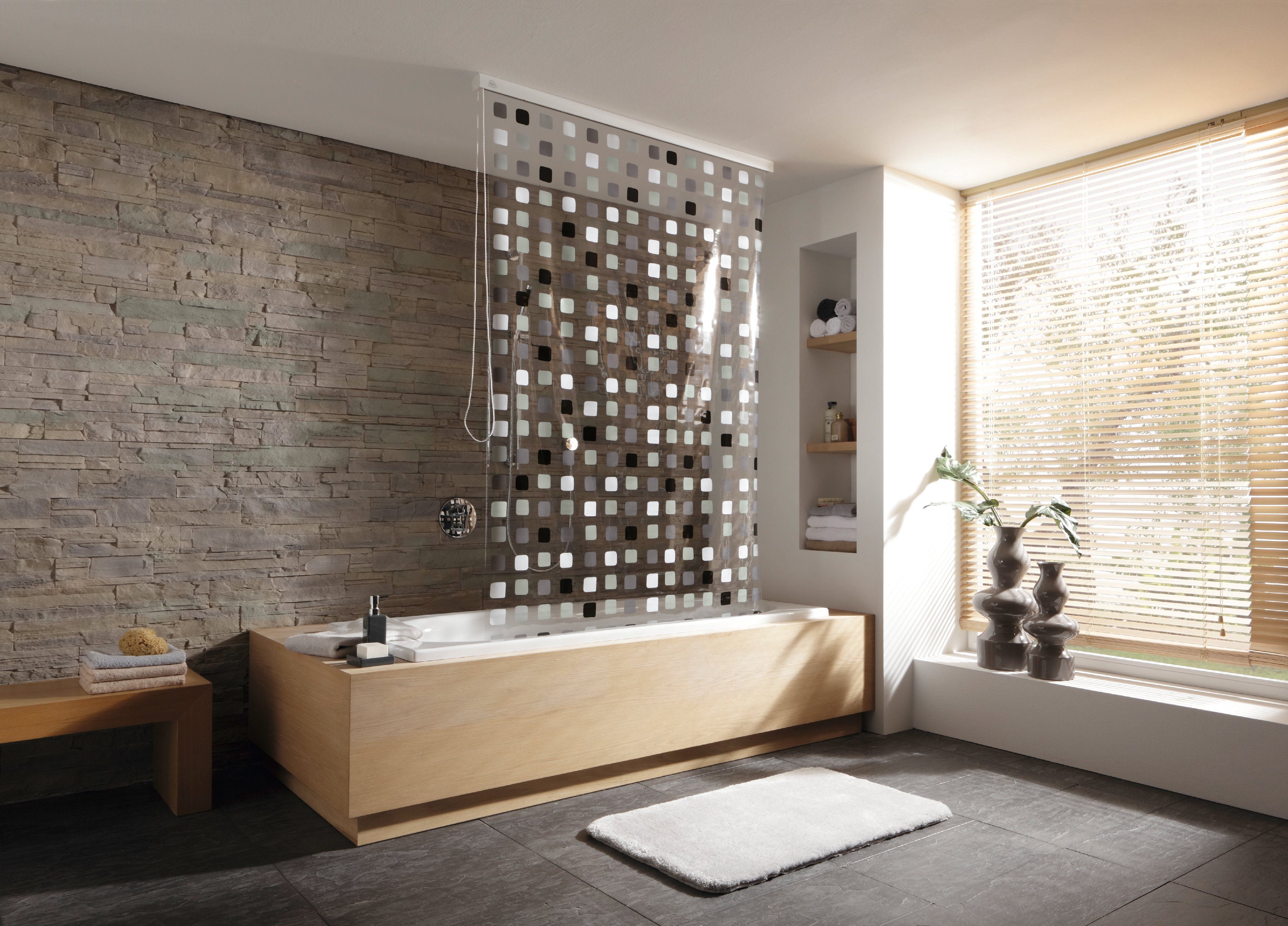 Kleine Wolke Duschrollo Breite 134 cm, ausziehbar, 128 x 240 cm günstig online kaufen