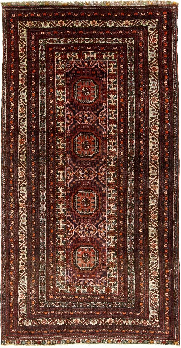 Orientteppich Ghashghai 139x267 Handgeknüpfter Orientteppich / Perserteppich, Nain Trading, rechteckig, Höhe: 12 mm