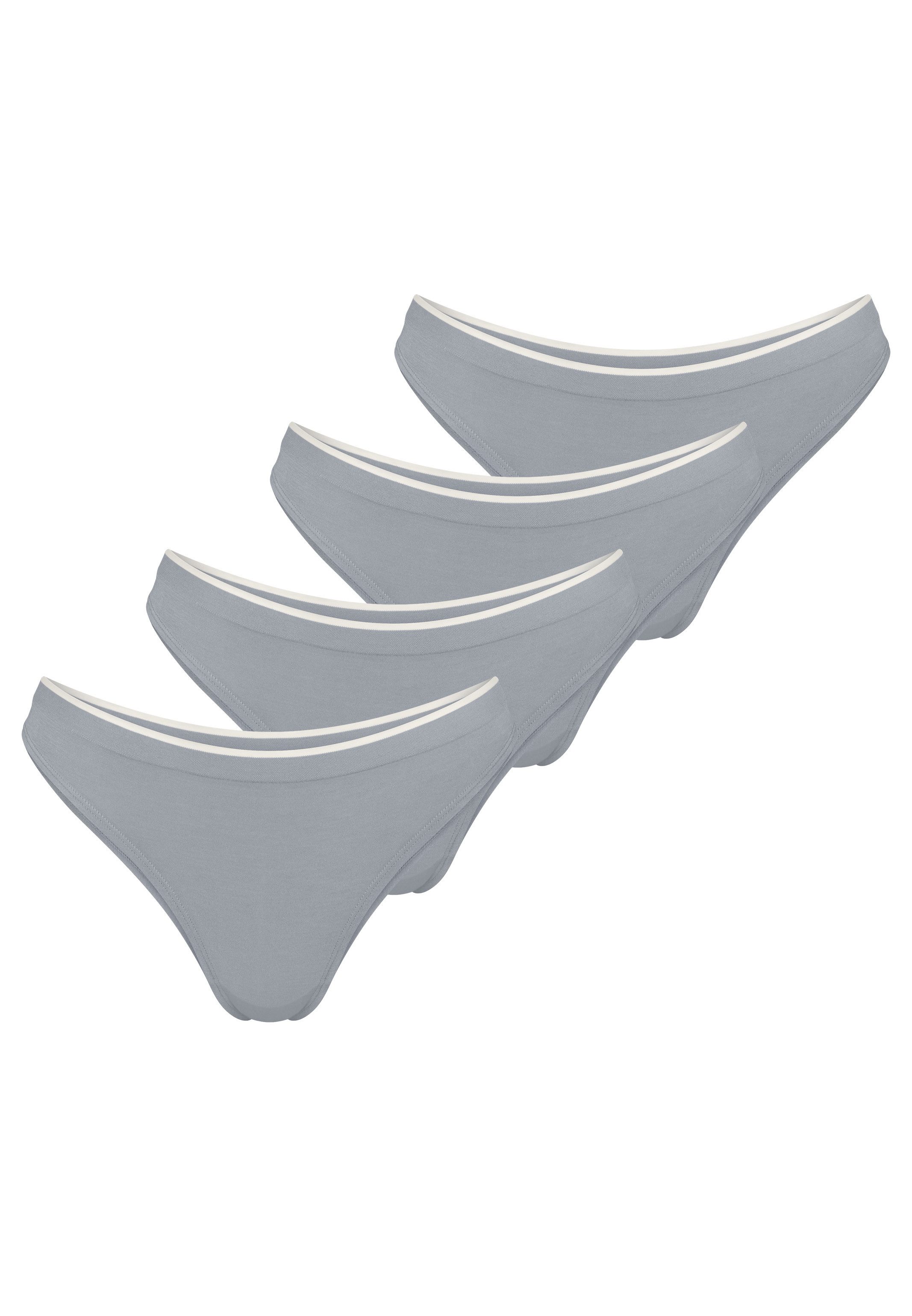 sloggi Tanga 4er Pack GO Sense (Spar-Set, 4-St) Tanga - Nahtlos - Tanga im modernen puristischen Design