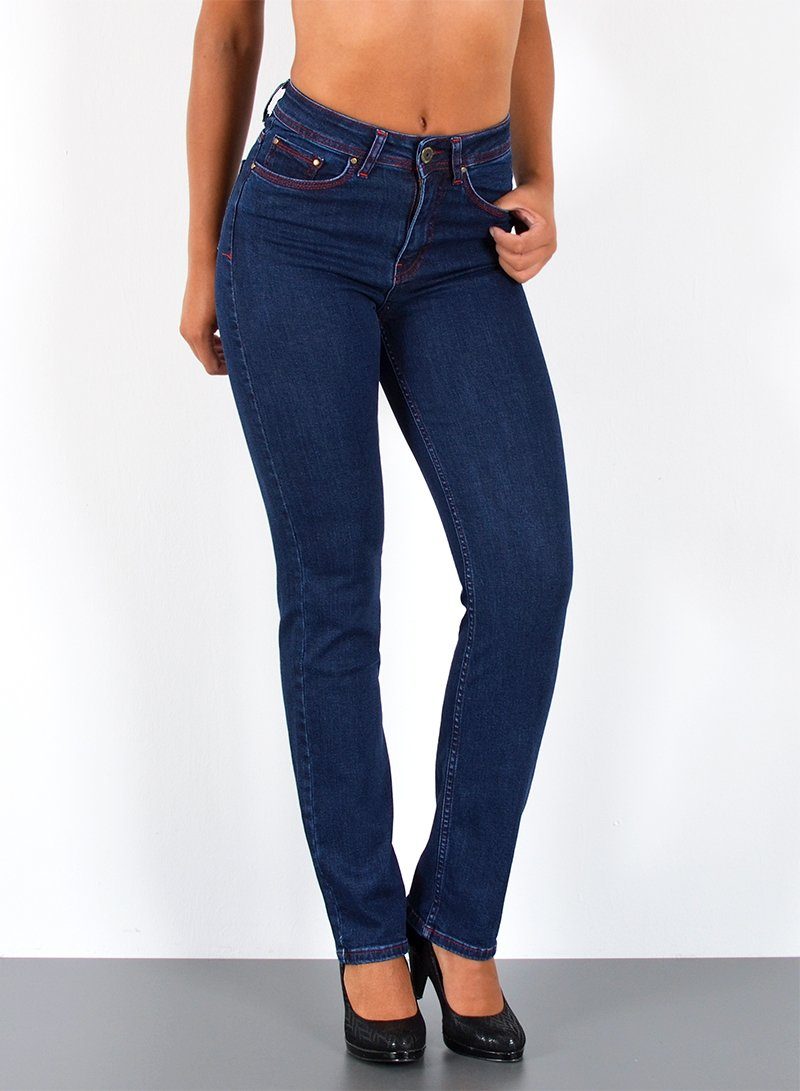 ESRA Straight-Jeans Premium Damen Straight Fit günstig online kaufen