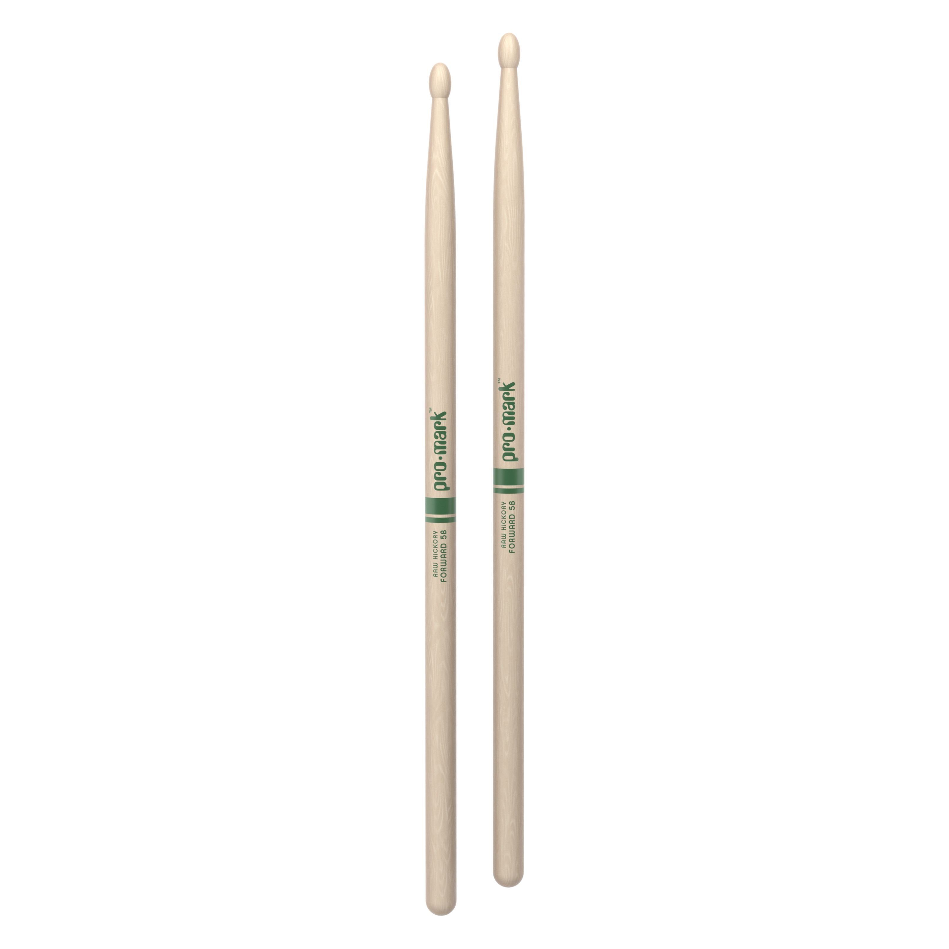 Promark Sticks Drumsticks (TXR5BW Sticks Natural American Hickory Wood Tip, Sticks, Beater und Mallets, Drumsticks Holztip), TXR5BW Sticks Natural American Hickory, Wood Tip - Drumsticks