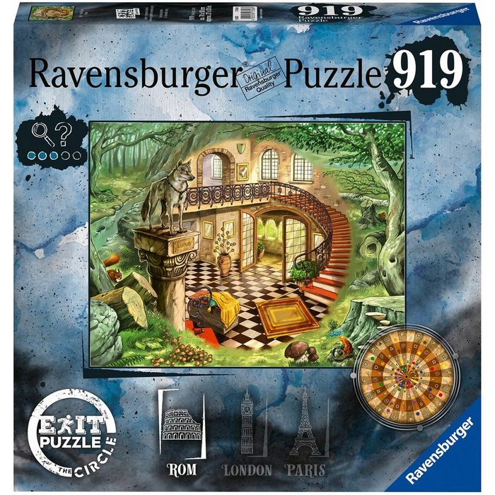 Ravensburger Puzzle Exit: the Circle in Rom 919 Puzzleteile Made in Germany FSC® - schützt Wald - weltweit
