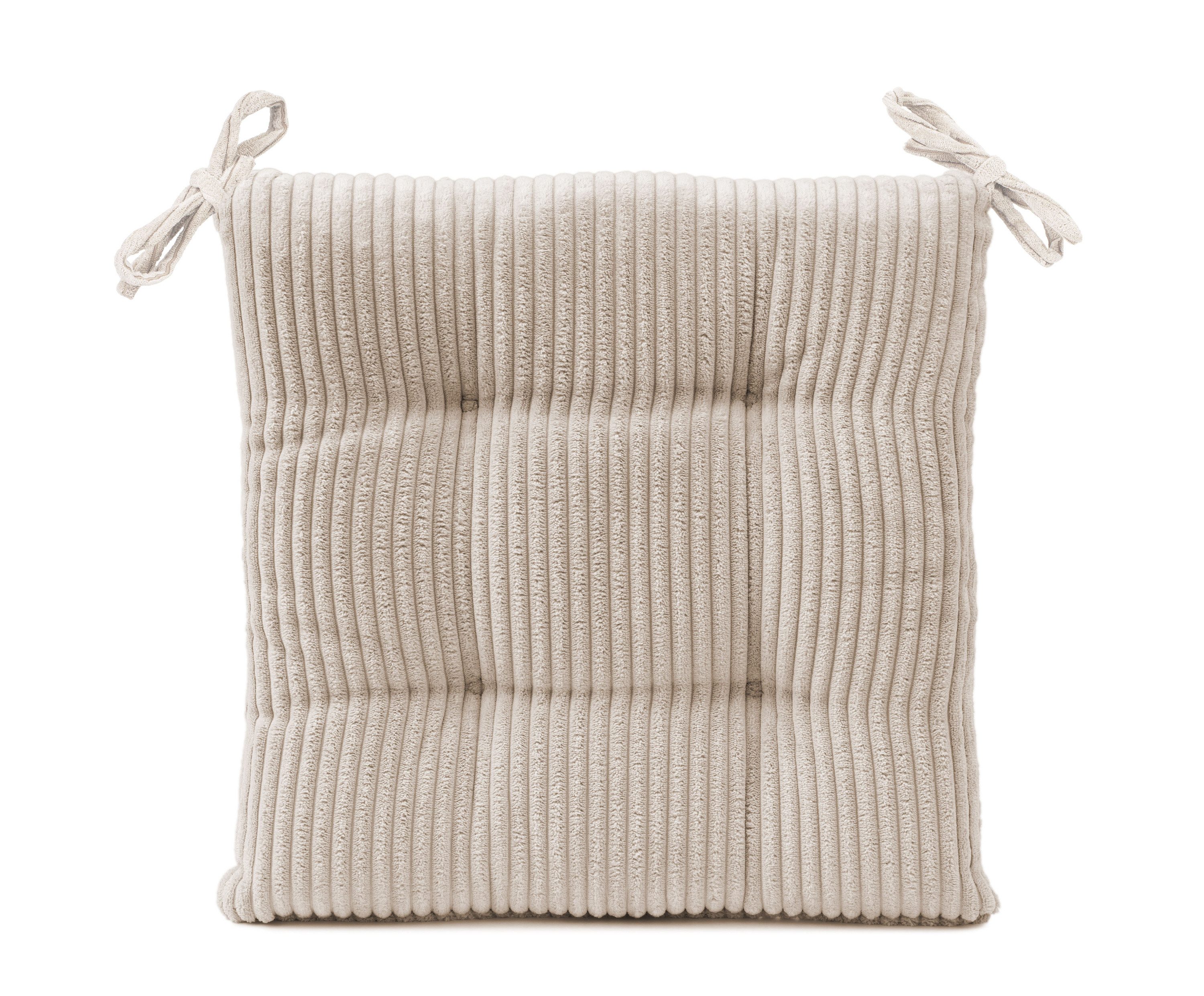 Gözze Sitzsack GÖZZE Sitzkissen ANAFI LBH 40x40x6 cm beige Bodenkissen Sitzsack