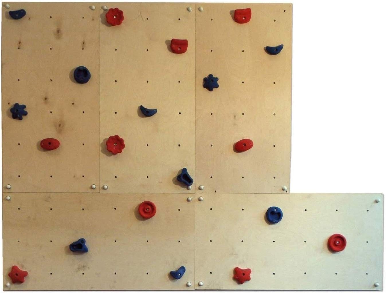 Gartenpirat Kletterwand Kletterwand Indoor mit bunten Klettersteinen und Montagematerial, (5-St)