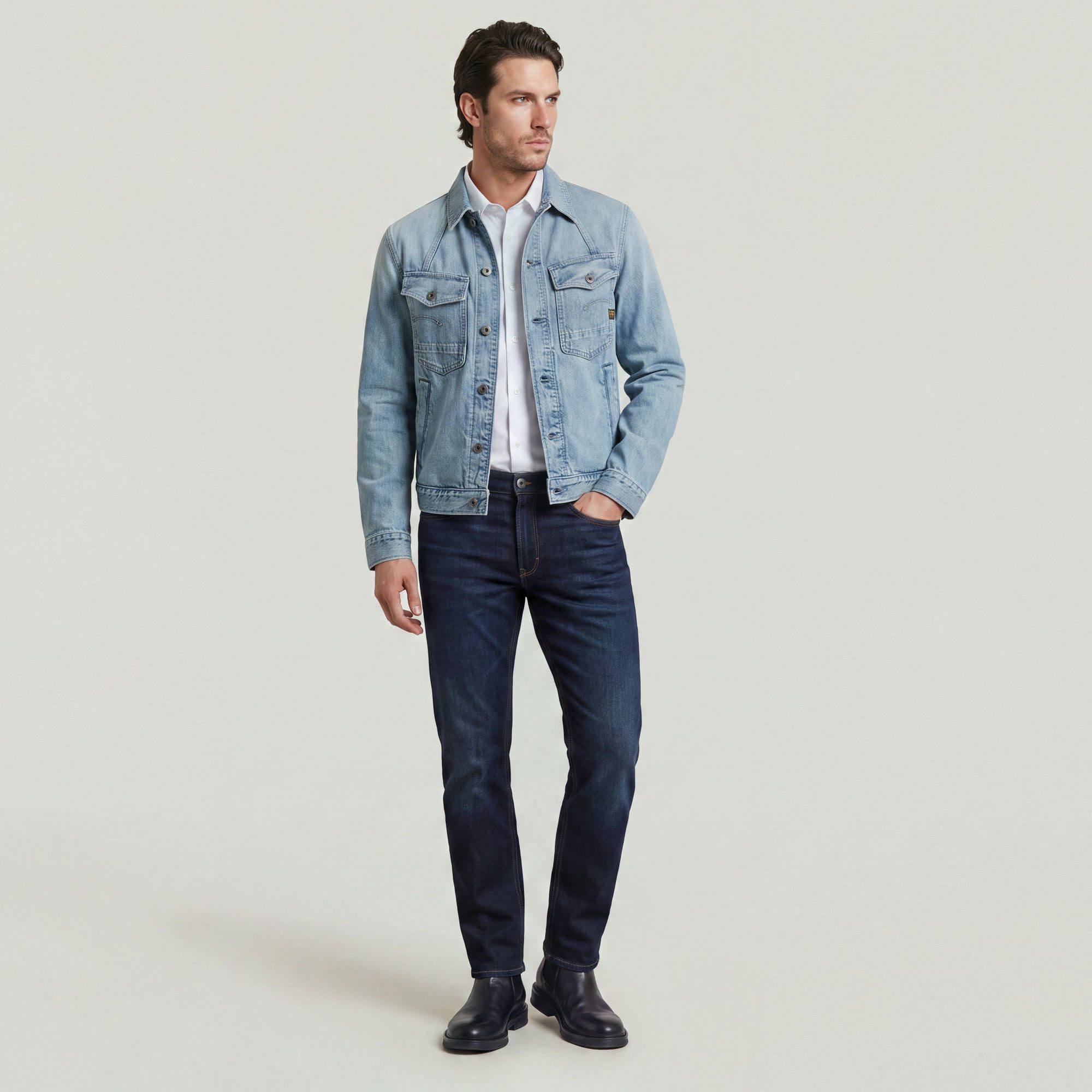 G-STAR 5-Pocket-Jeans Mosa Straight Jeans – Bild 2 von 5