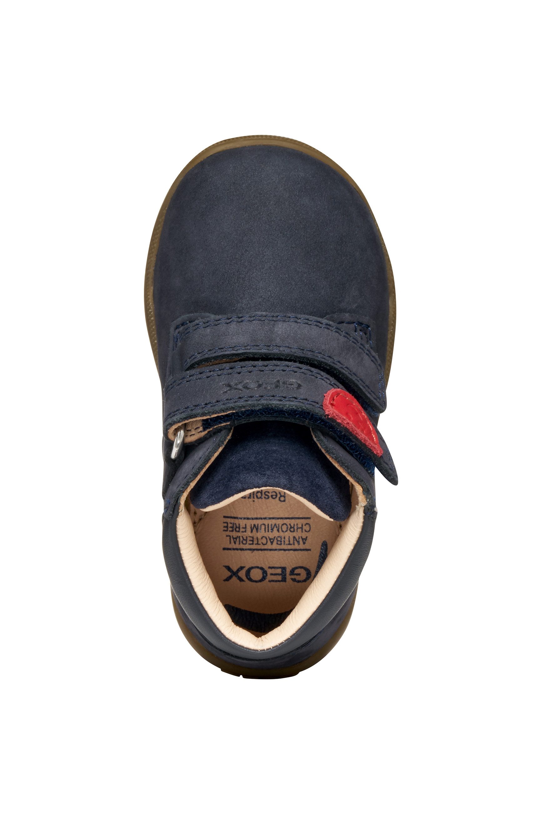 Geox B MACCHIA BOY Lauflernschuh Babyschuh mit Klettverschluss, Größenschablone zum Download