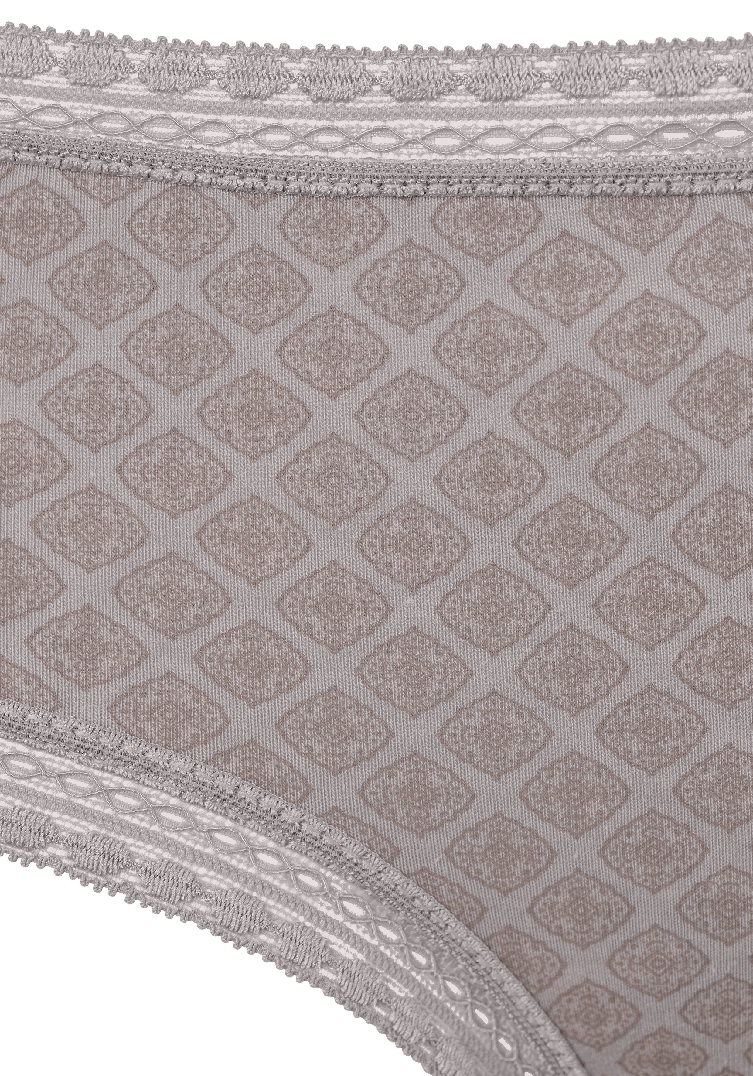 LASCANA Panty (3er-Pack) aus elastischer Baumwolle mit weicher Spitze – Bild 5 von 5