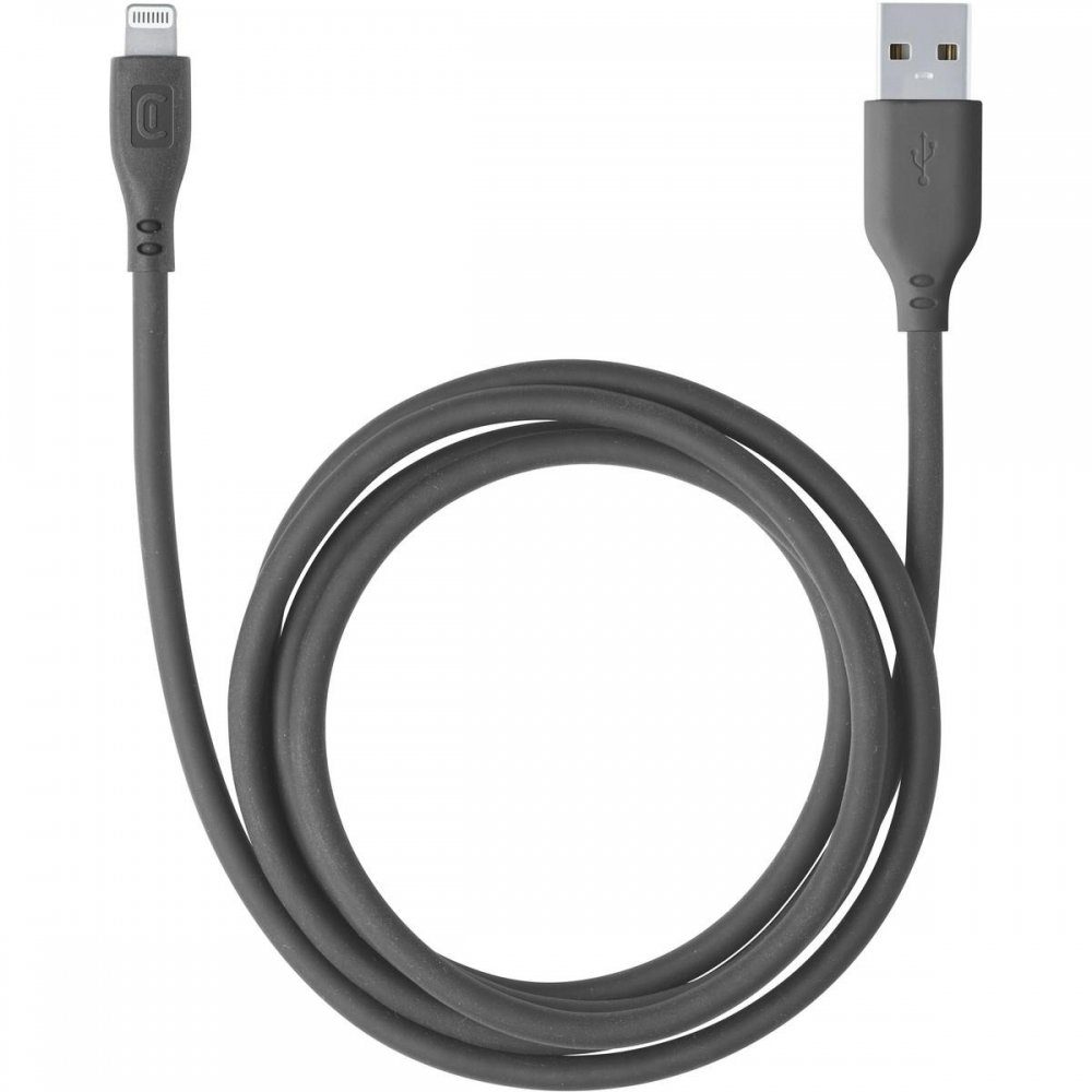 Soft Cable USB-A auf Lightning 1,2 m - Datenkabel - schwarz Lightningkabel