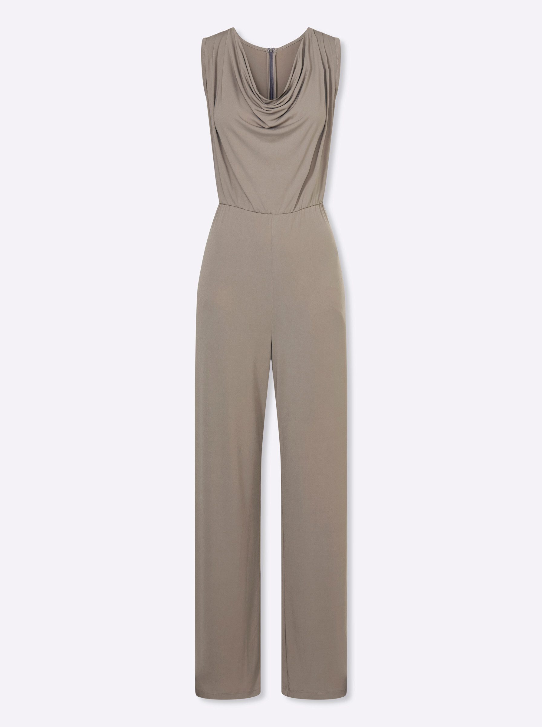 heine Jumpsuit Jersey-Overall Ärmellos Innenbeinlänge ca. 76 cm – Bild 4 von 5