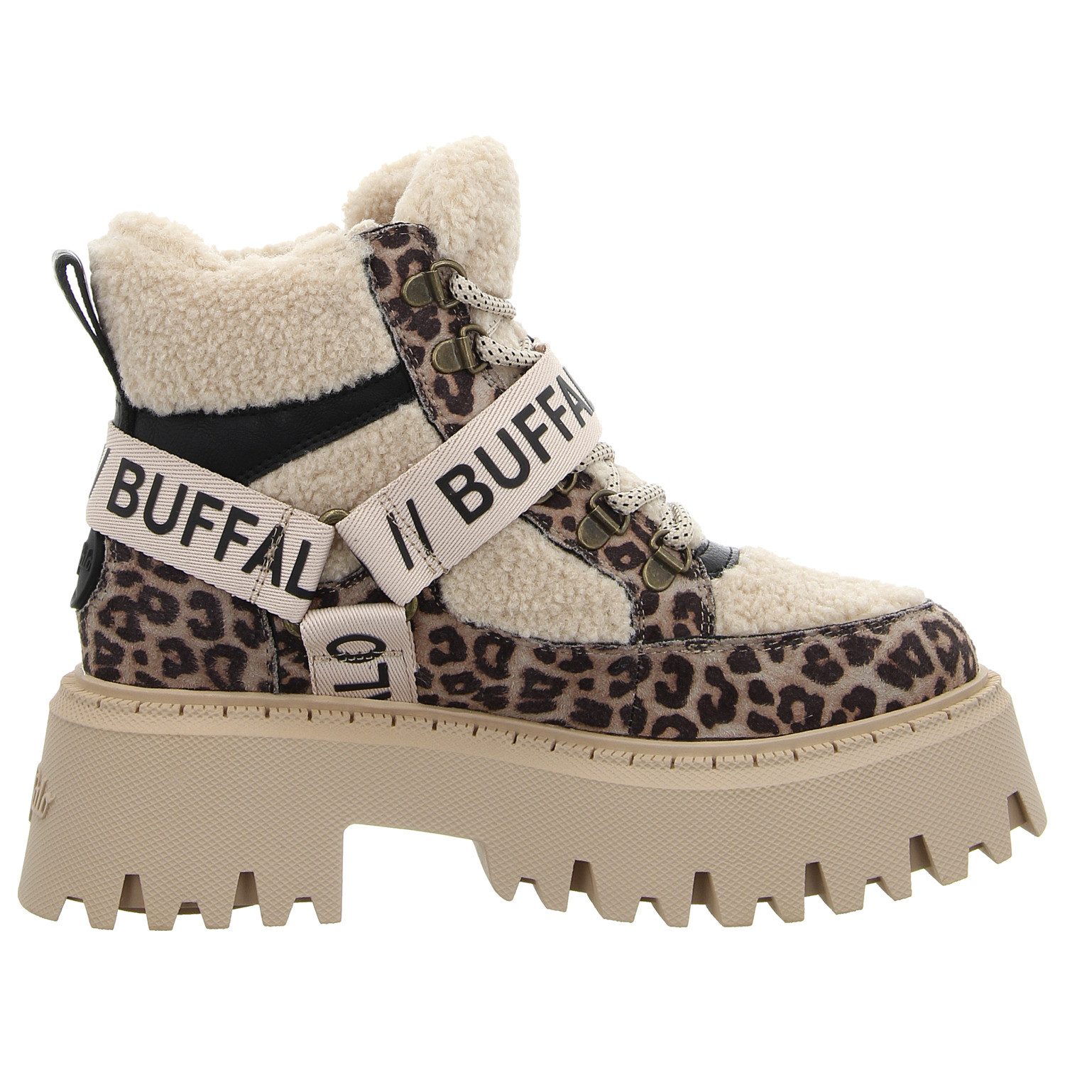 Buffalo Aspen Com Mid Schnürstiefelette
