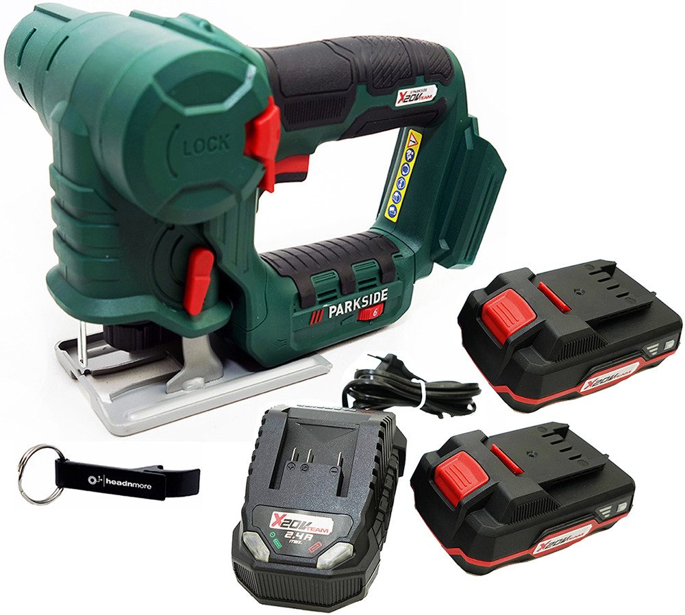 Parkside Akku-Stichsäge 20V 2in1 Akku Säbelsäge Stichsäge PSSSA 20