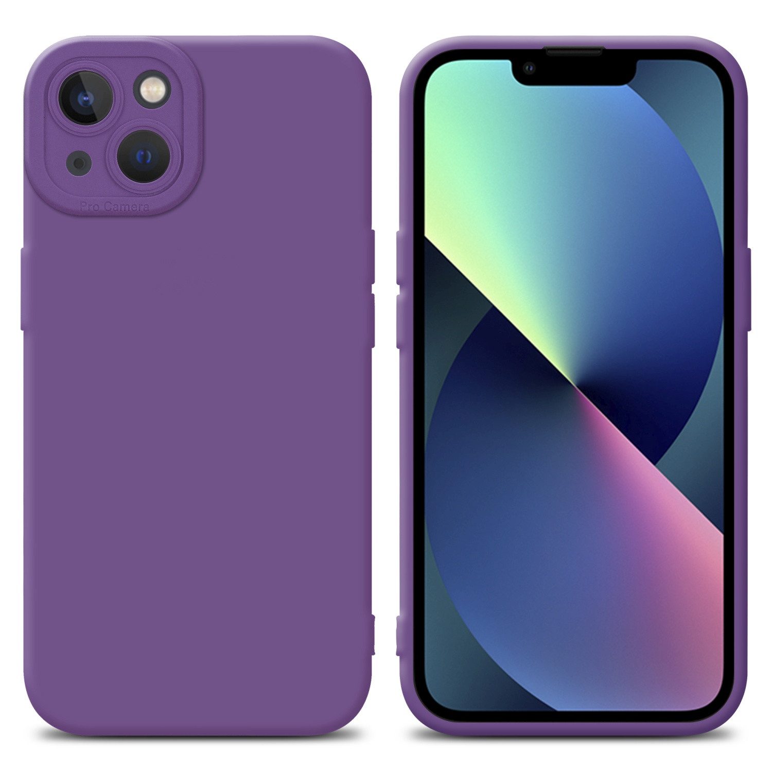 Cadorabo Handyhülle für iPhone 14 Hülle Apple iPhone 14, Hülle Schutzhülle TPU Silikon Case Cover