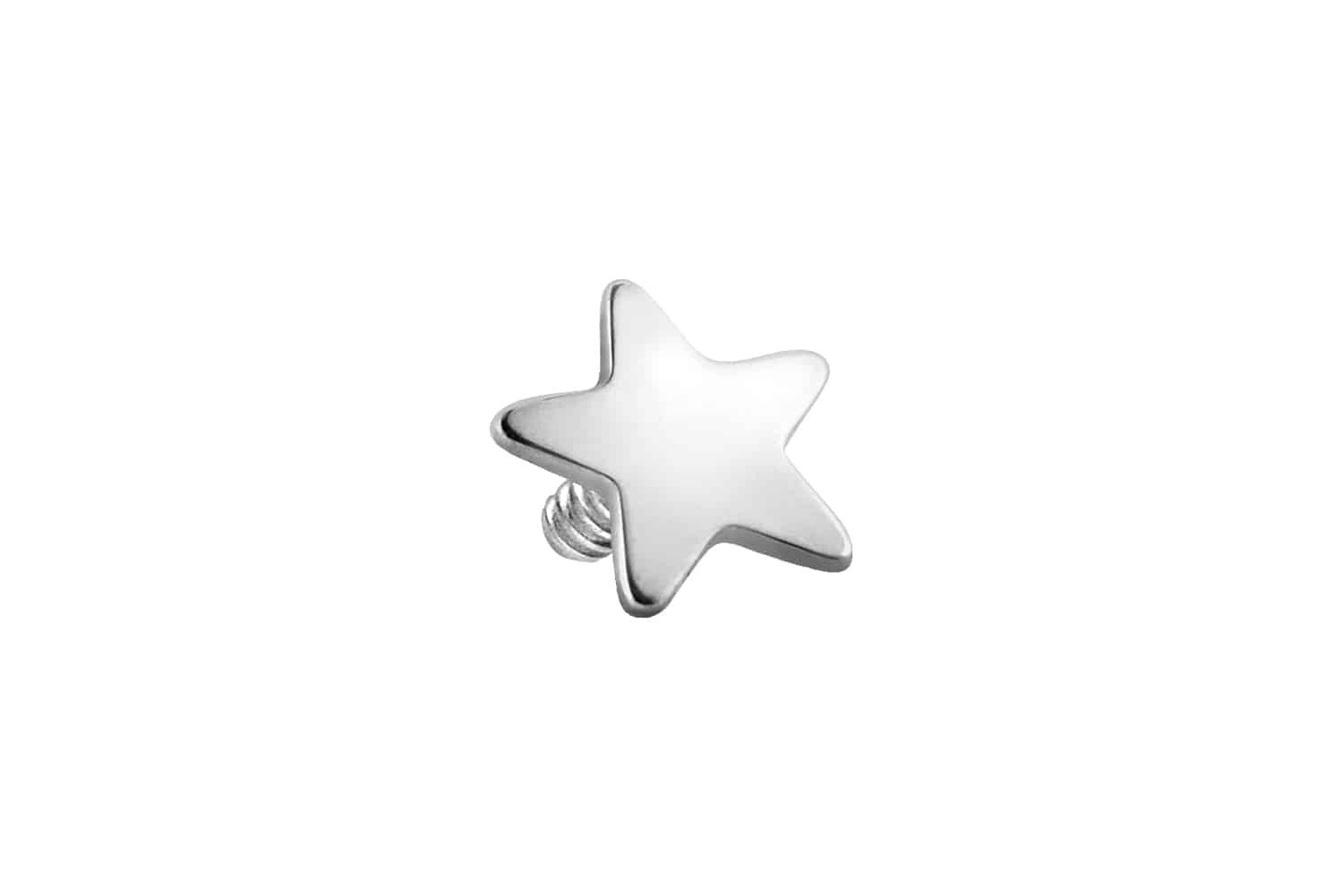 Piercing-Set Titan Dermal Anchor Aufsatz STERN