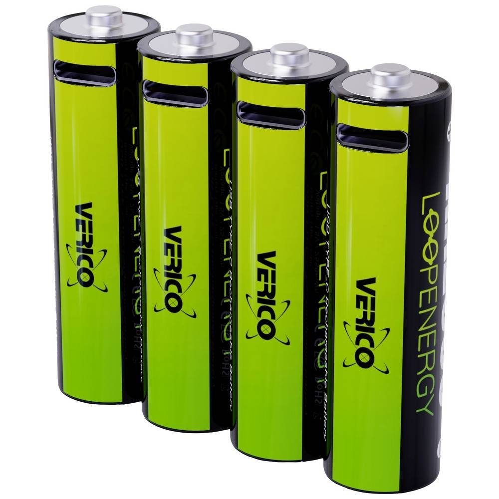 Verico Li-Ion USB-C® Mignon AA-Akku 1.5V 2550mWh 1700mAh ladbar per Akku