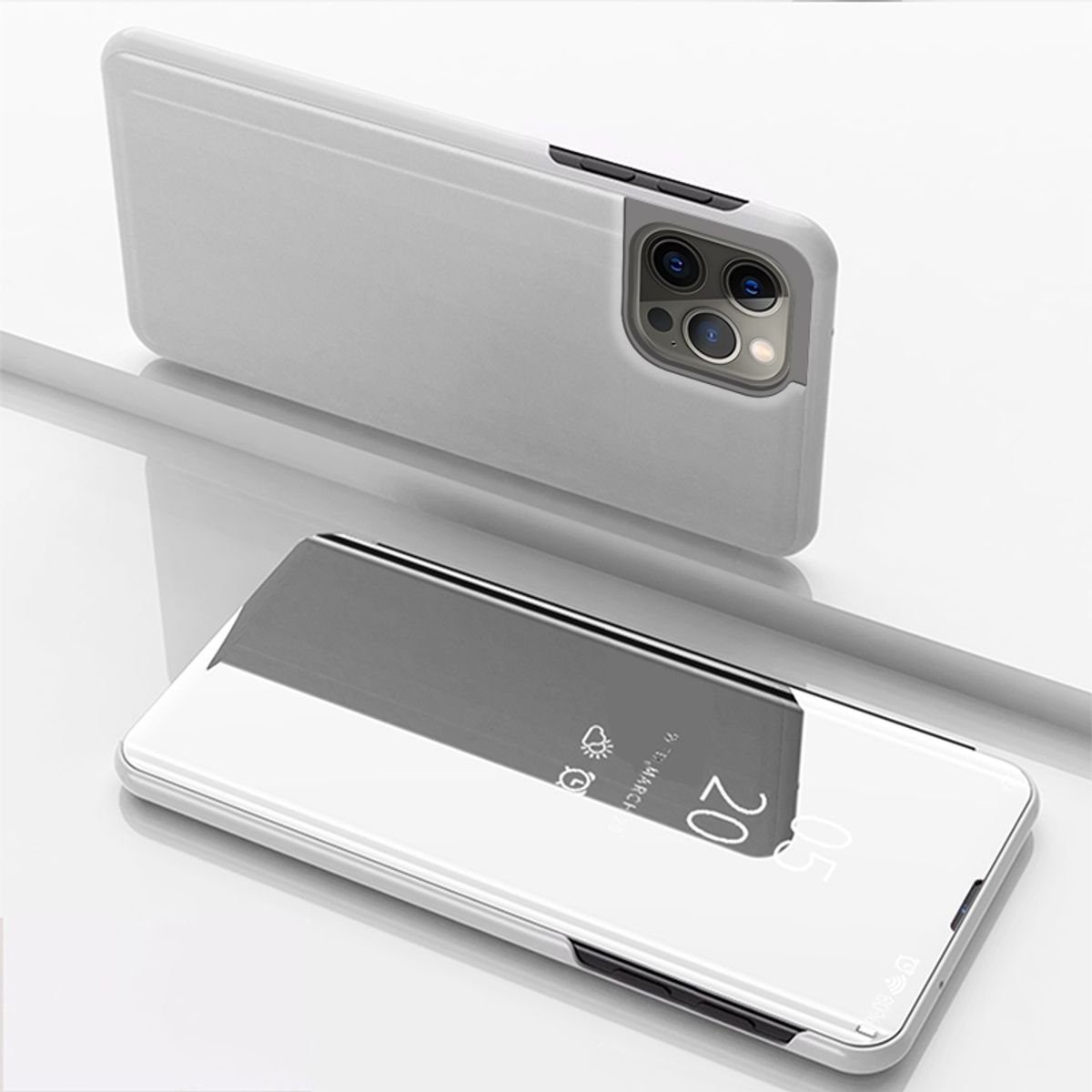 König Design Handyhülle Apple iPhone 15 Pro Max, Schutzhülle Schutztasche Case Cover Etuis Wallet Klapptasche Bookstyle