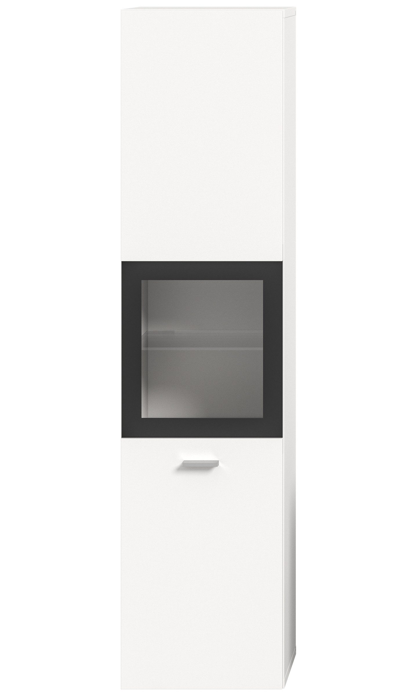 xonox.home Hochschrank in Weiß - 30x125x29cm (BxHxT)