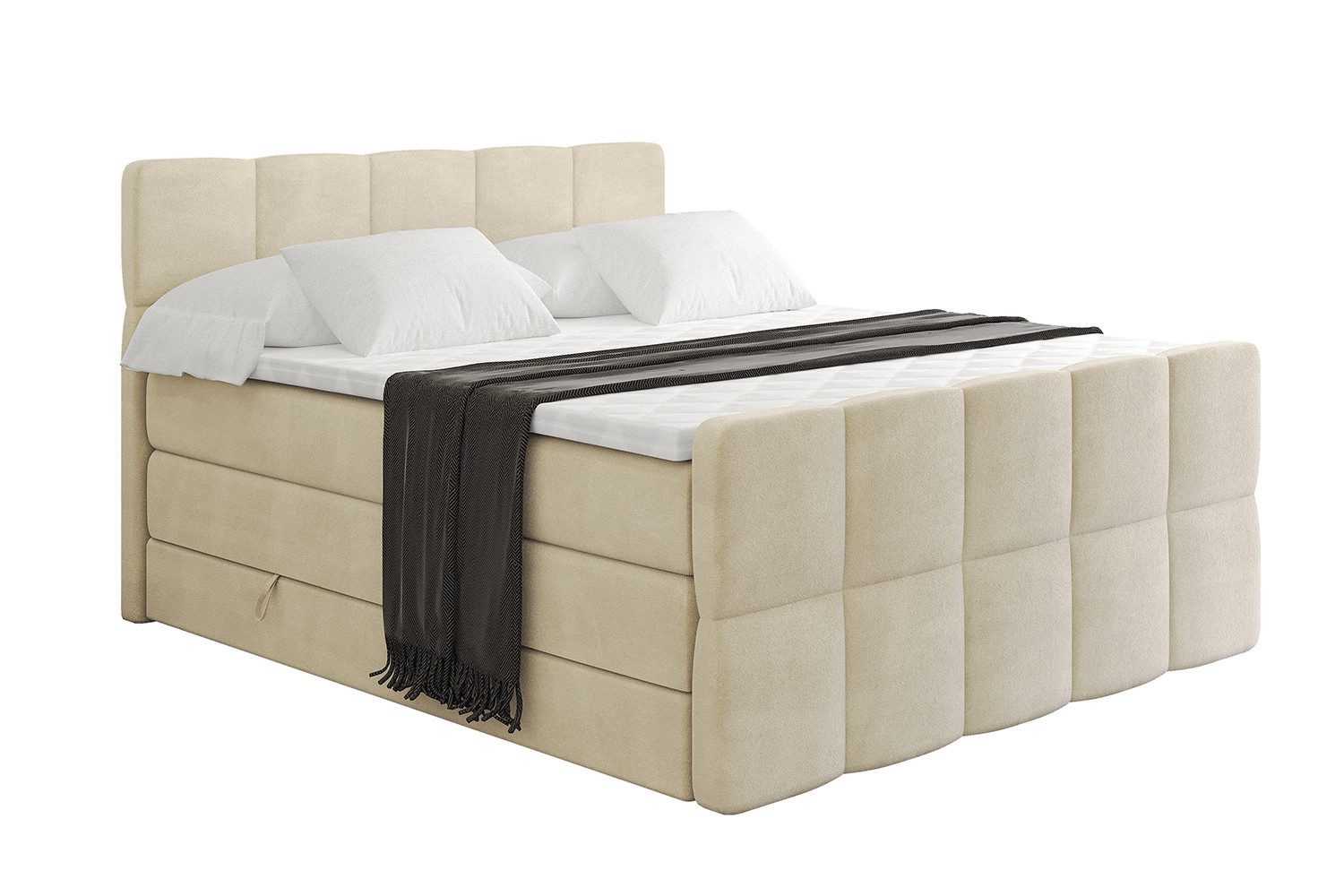 ALTDECOR Boxspringbett LIRO-Z KING (Multipocket-Matratze H4, günstig online kaufen